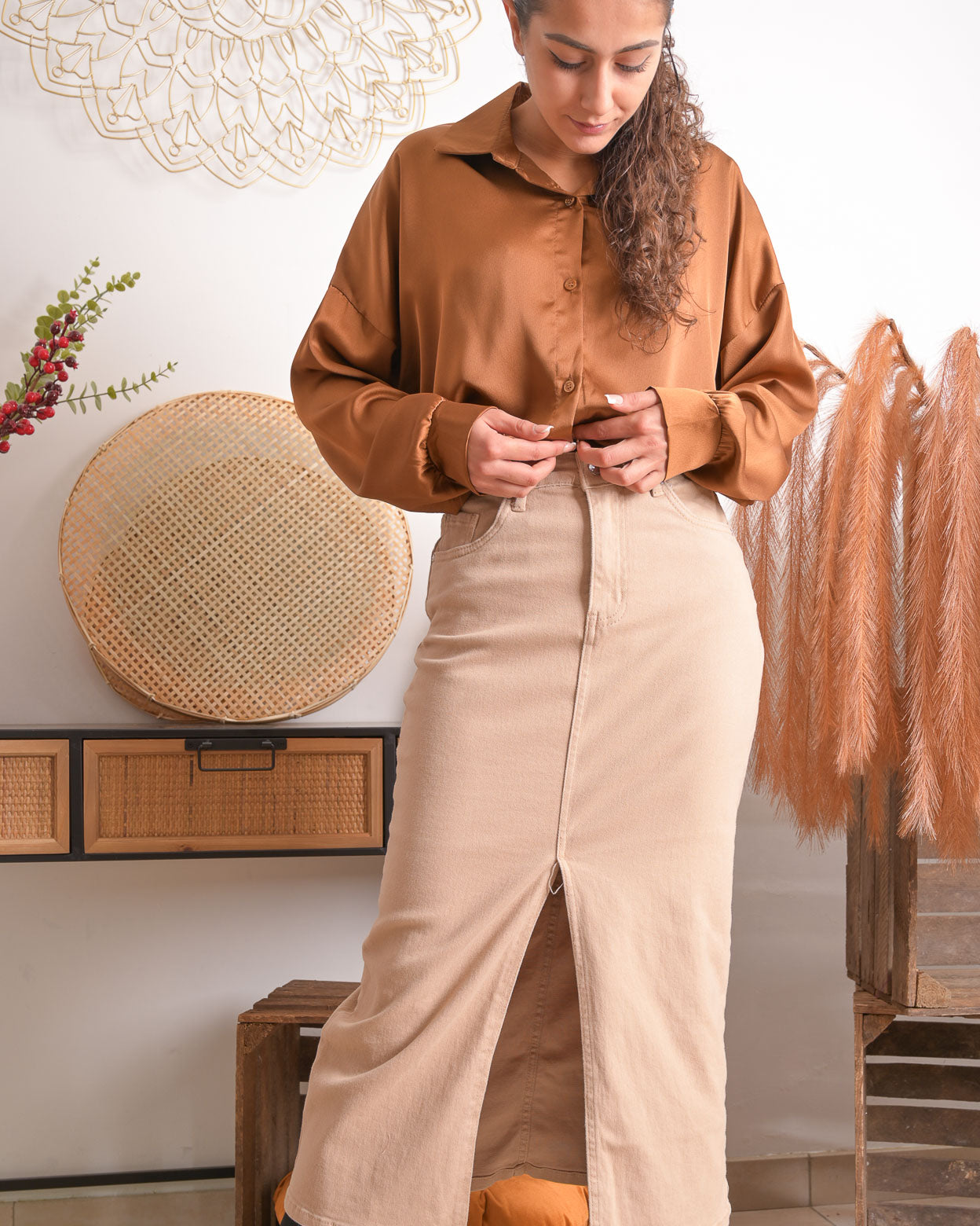 Jupe Suzanne beige