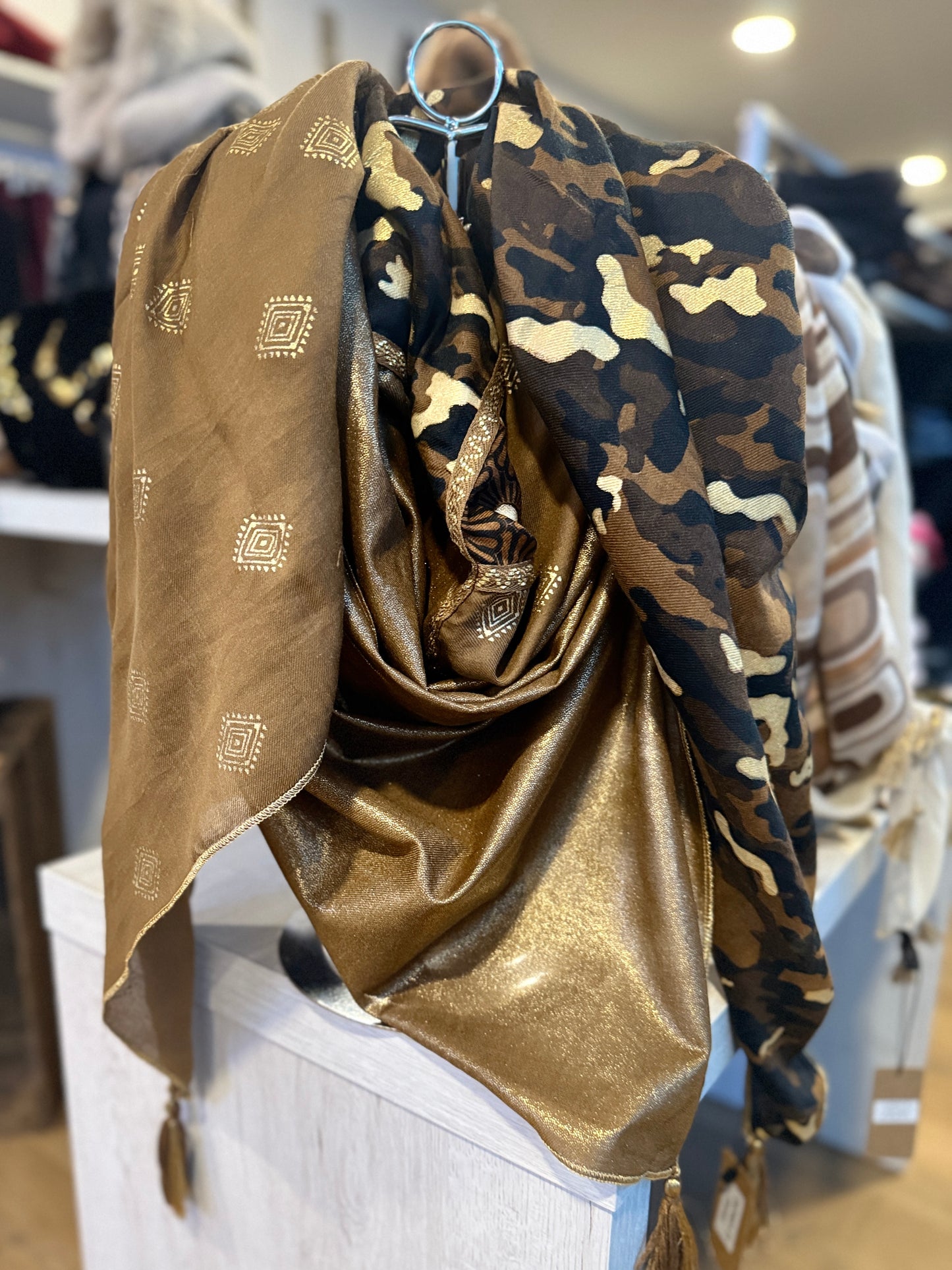 Foulard Sitaréa camel