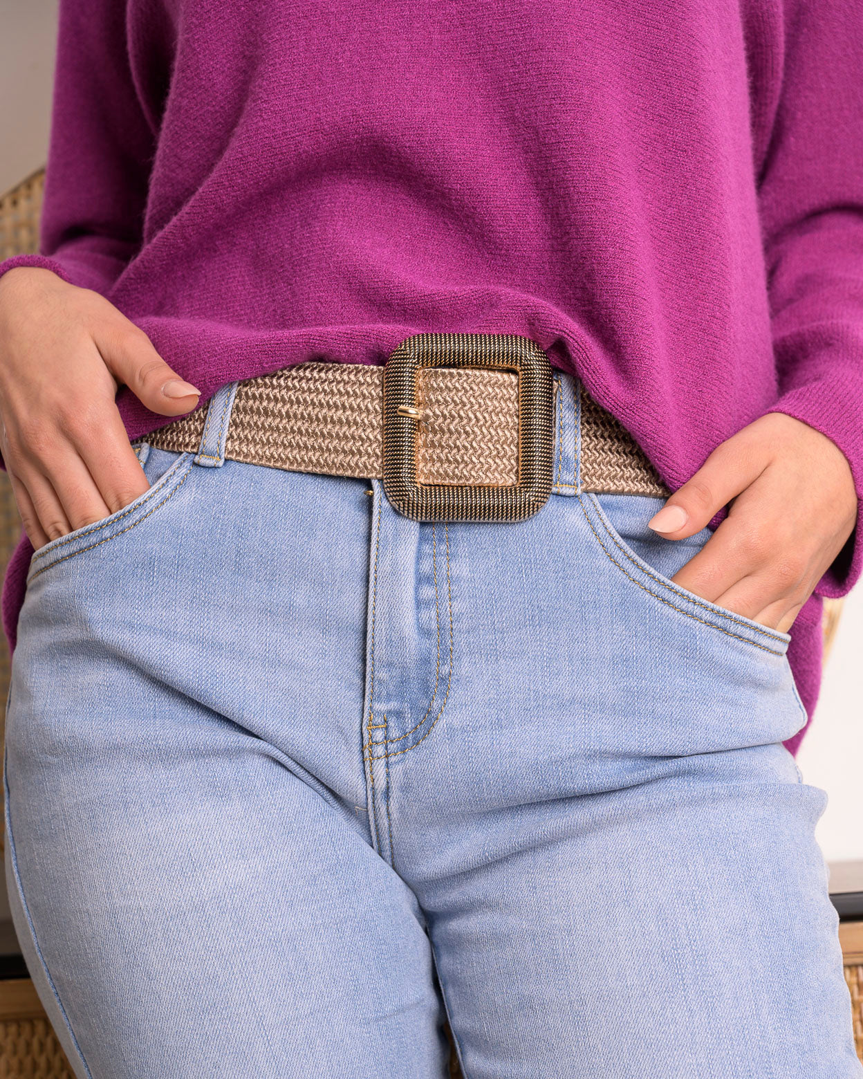 Ceinture Ingrid taupe
