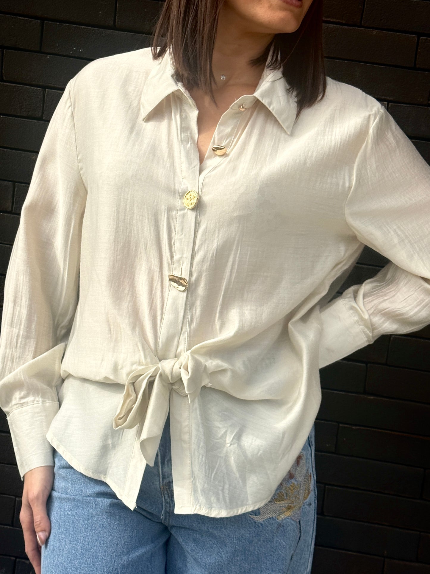 Chemisier Beverly Beige