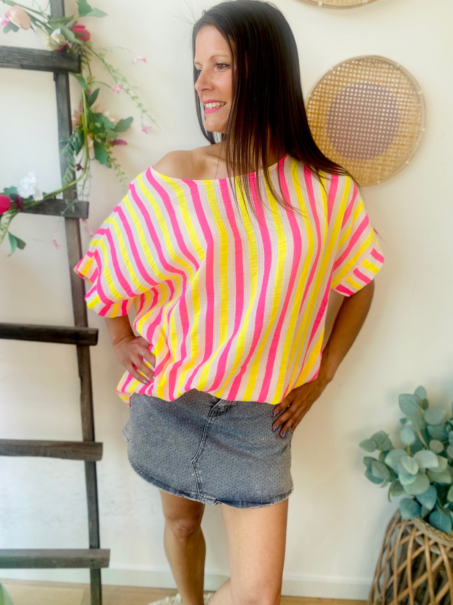 Blouse Stella fuchsia