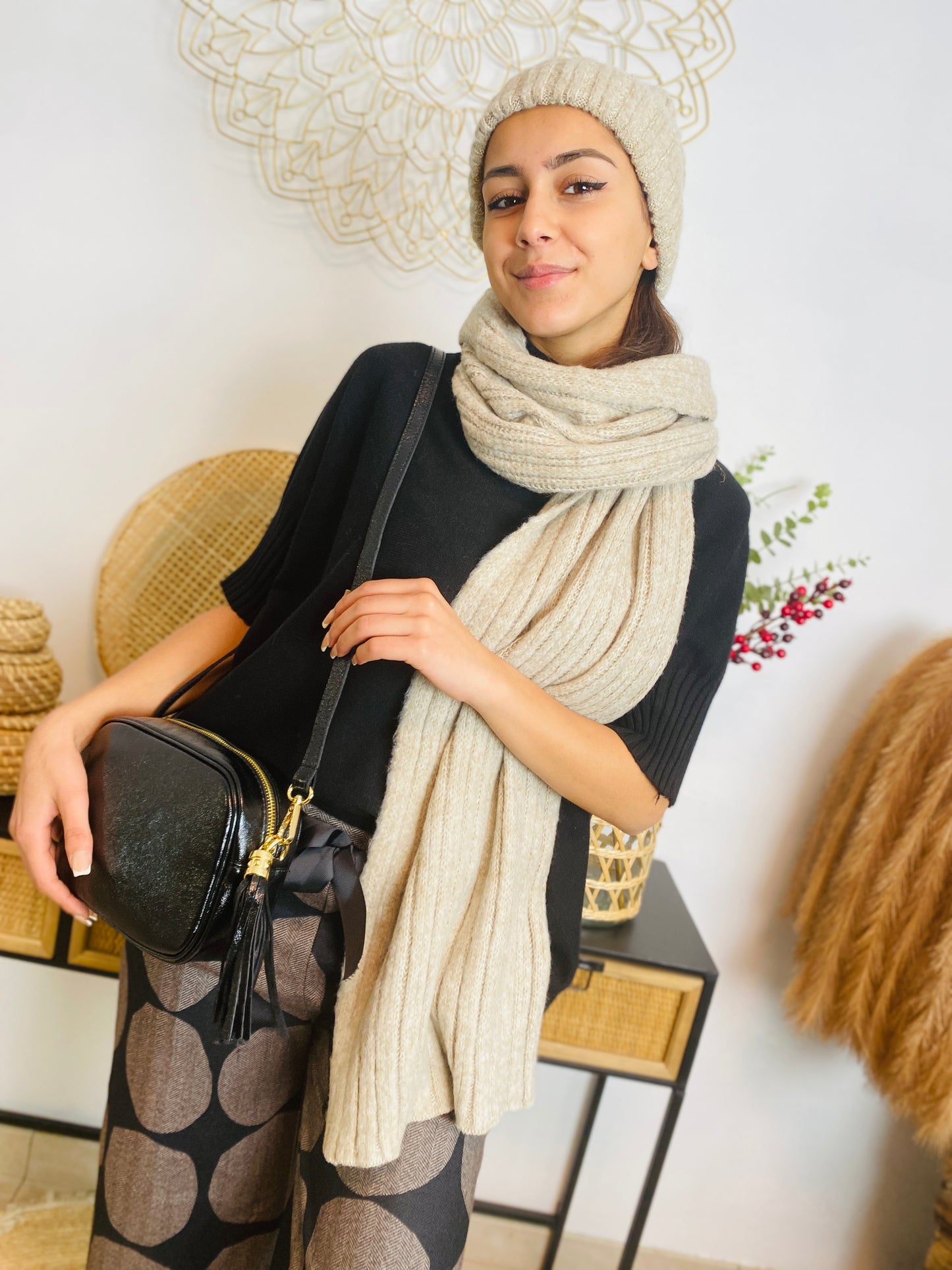Bonnet Pablo beige