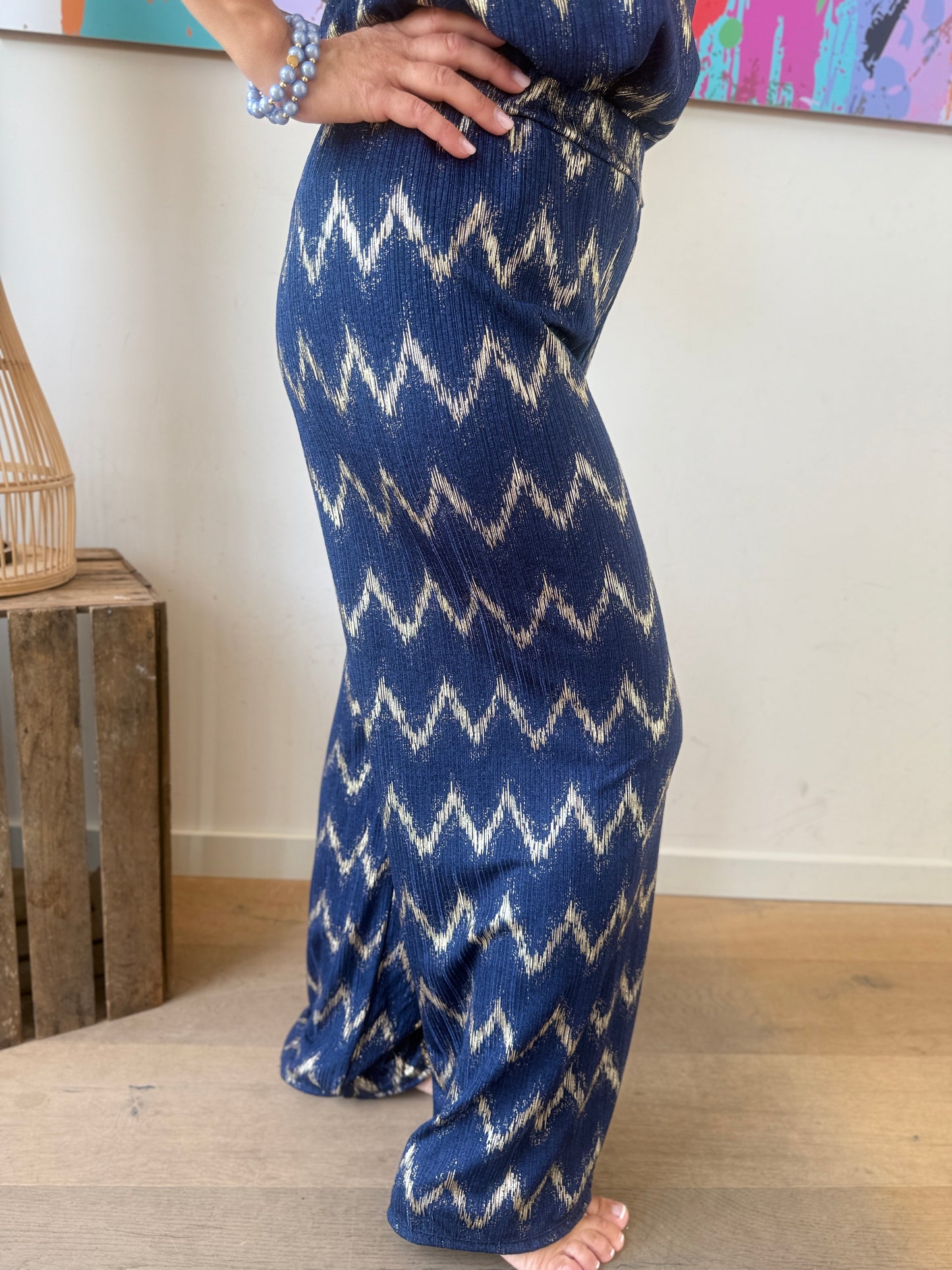 Pantalon Ziggy bleu marine