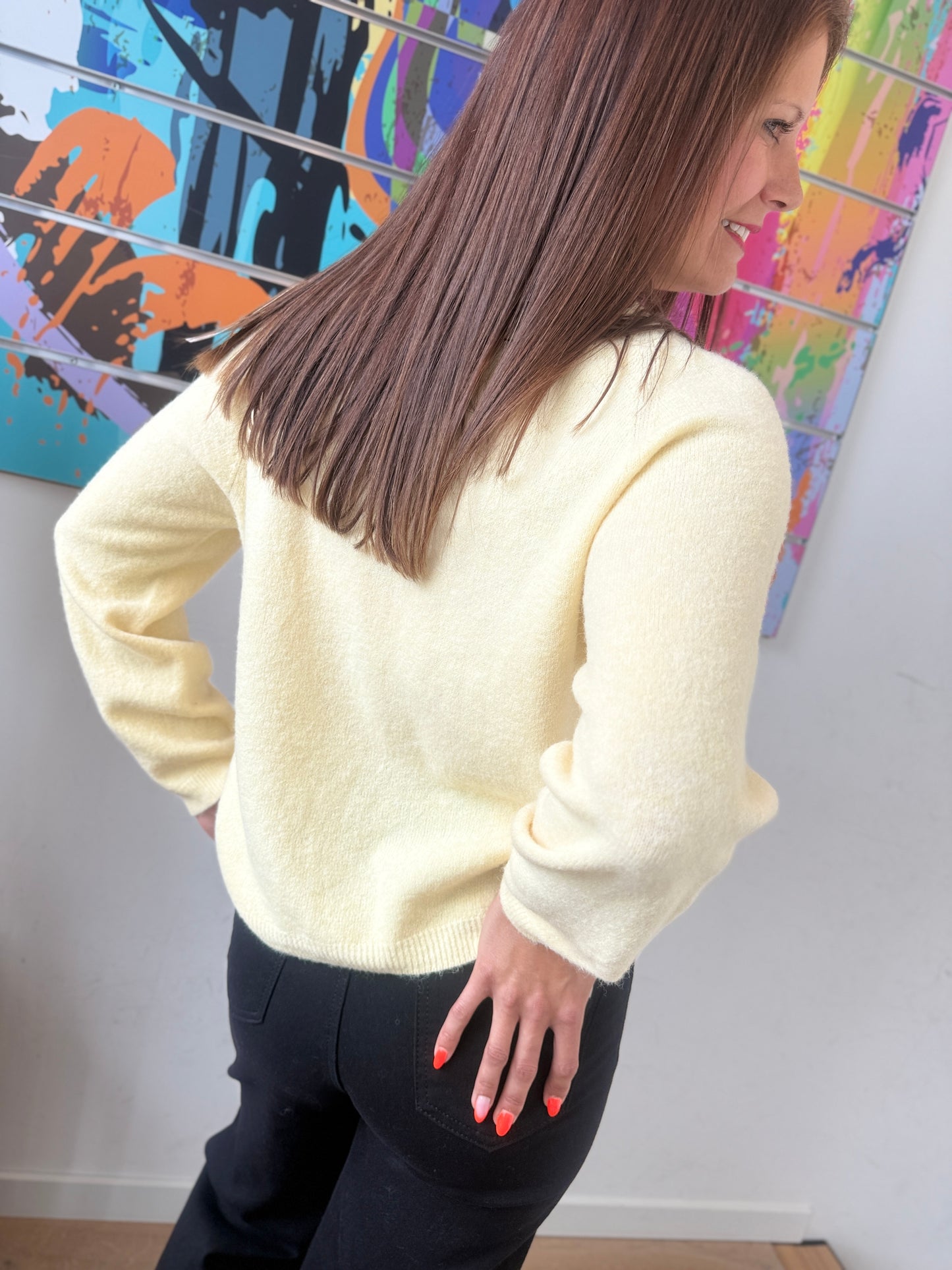 Pull Mira jaune