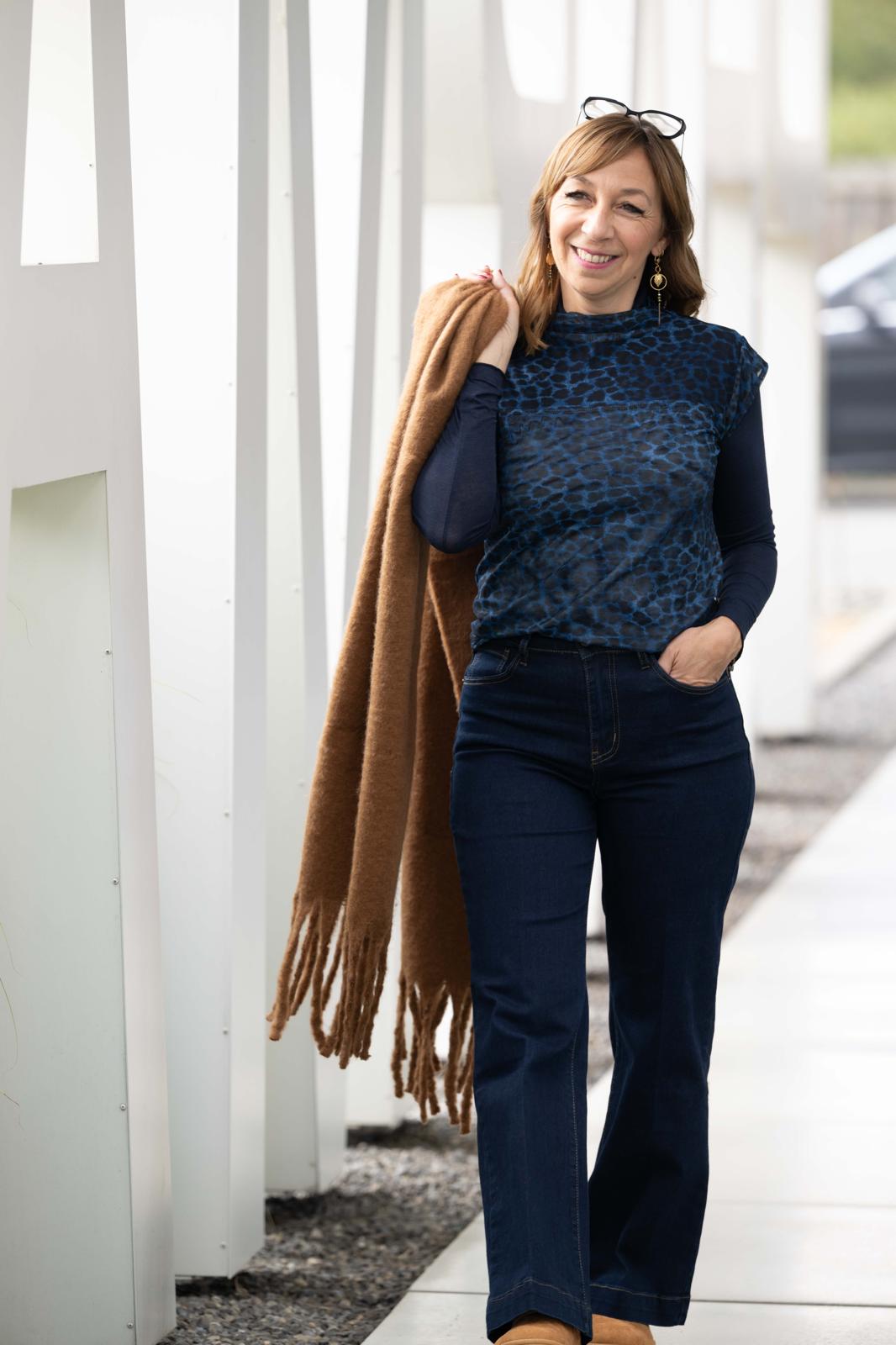 Blouse Vénus bleu