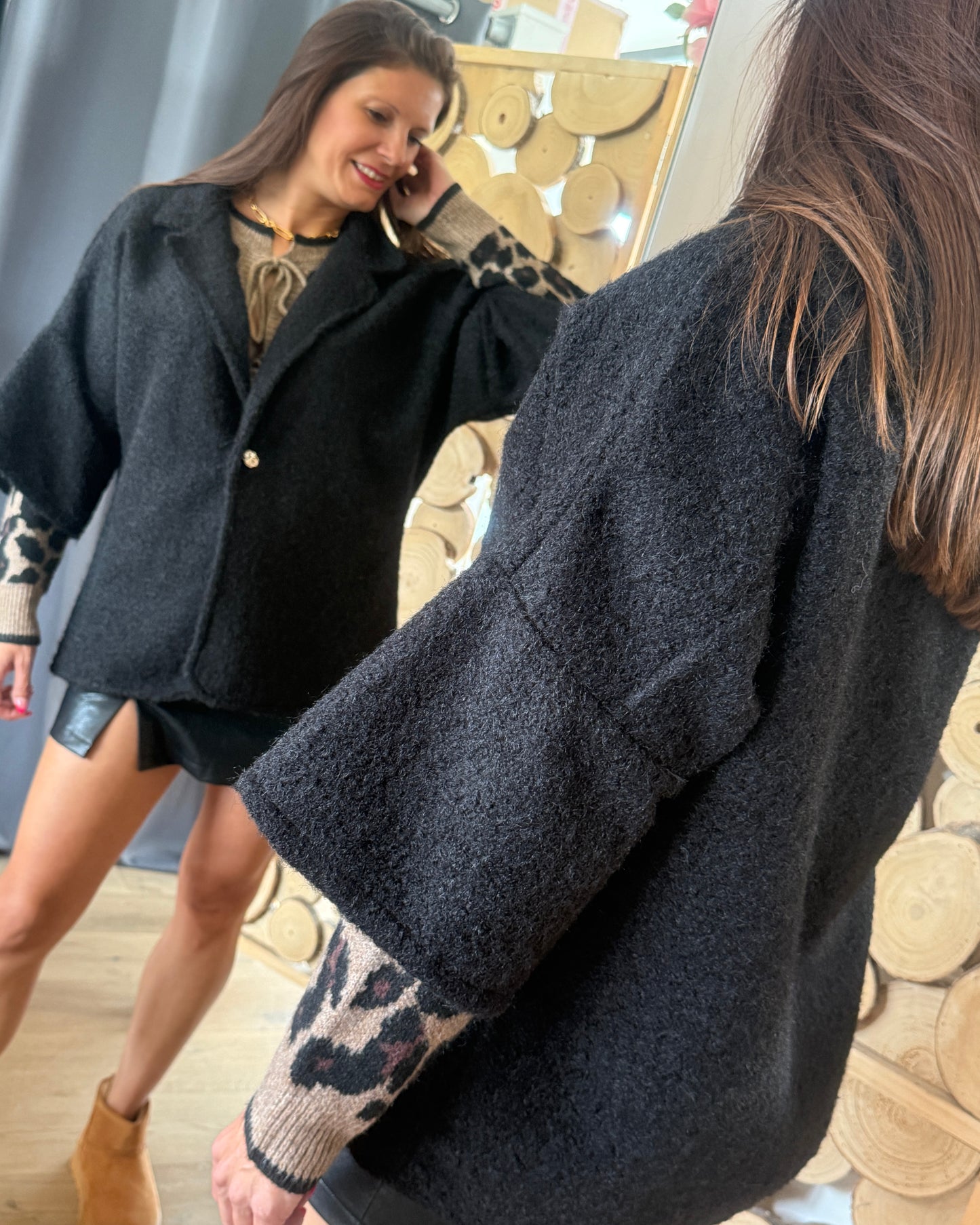 Veste Maria noir