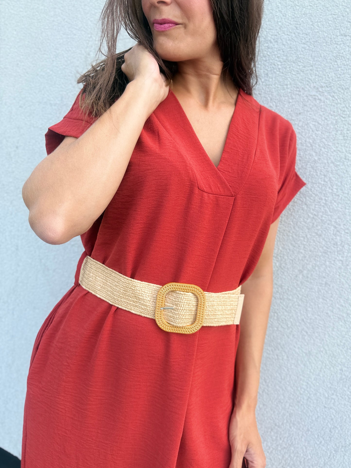 Robe longue Sohane Terracota
