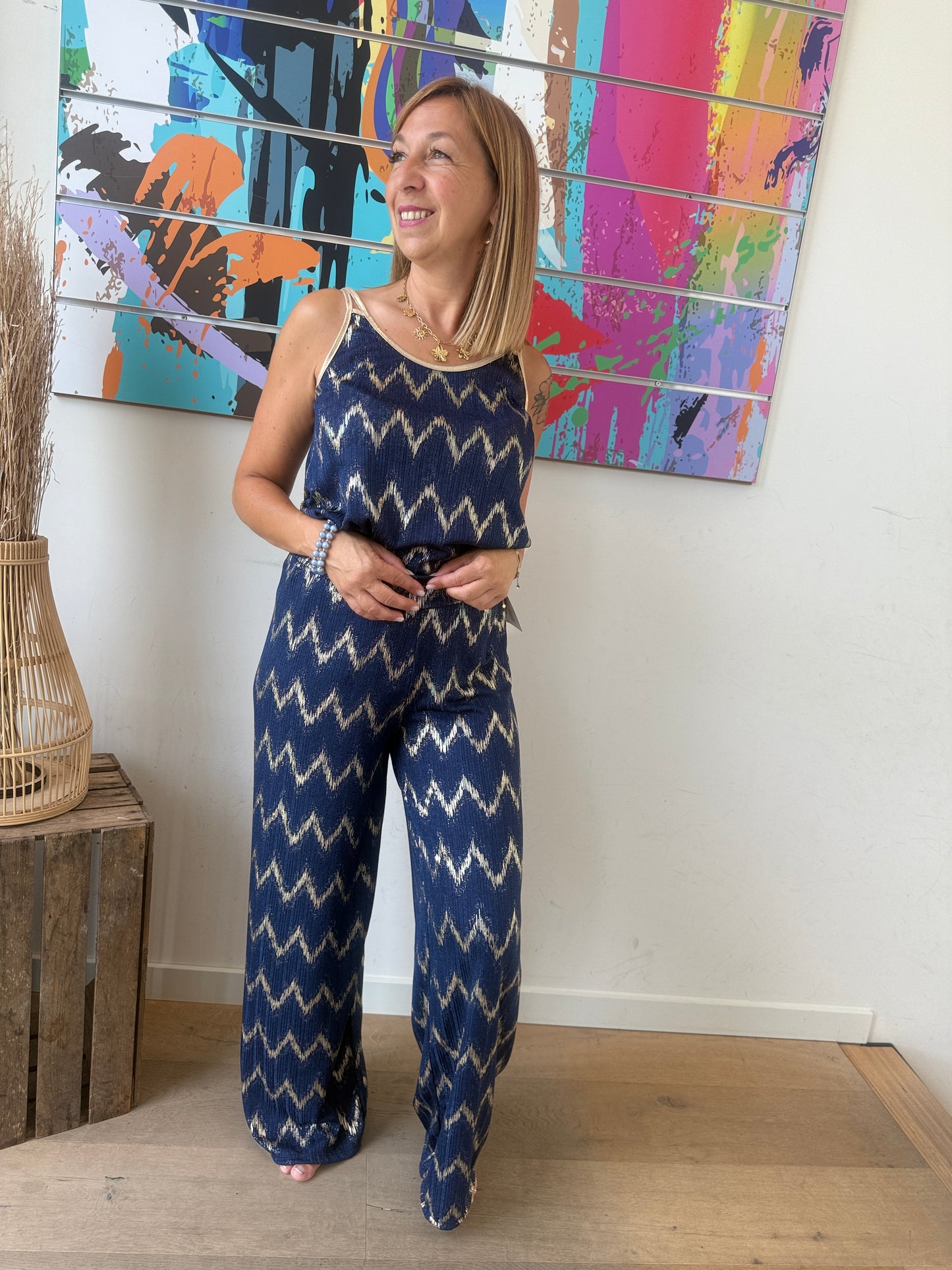 Pantalon Ziggy bleu marine