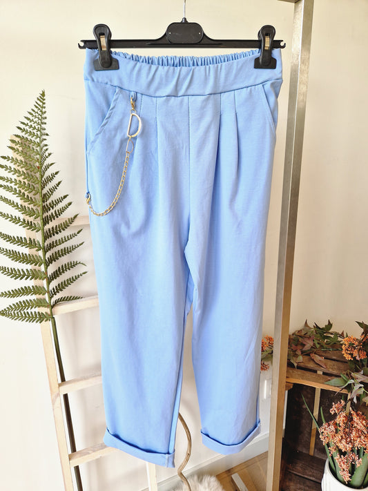 Pantalon Garance bleu clair