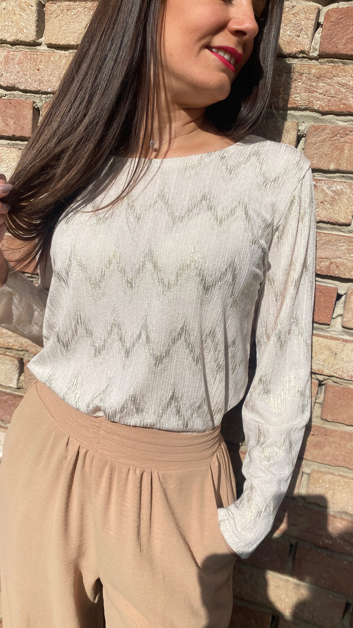 BLOUSE Nathalie beige