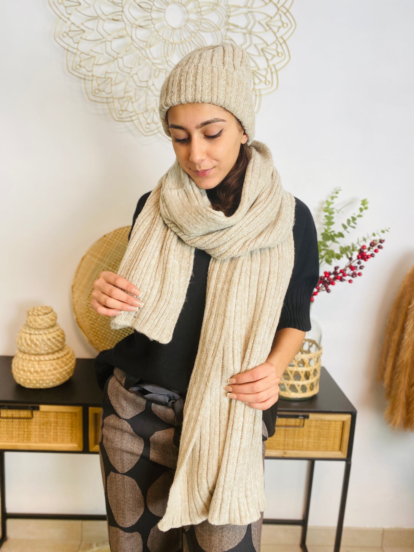 Bonnet Pablo beige