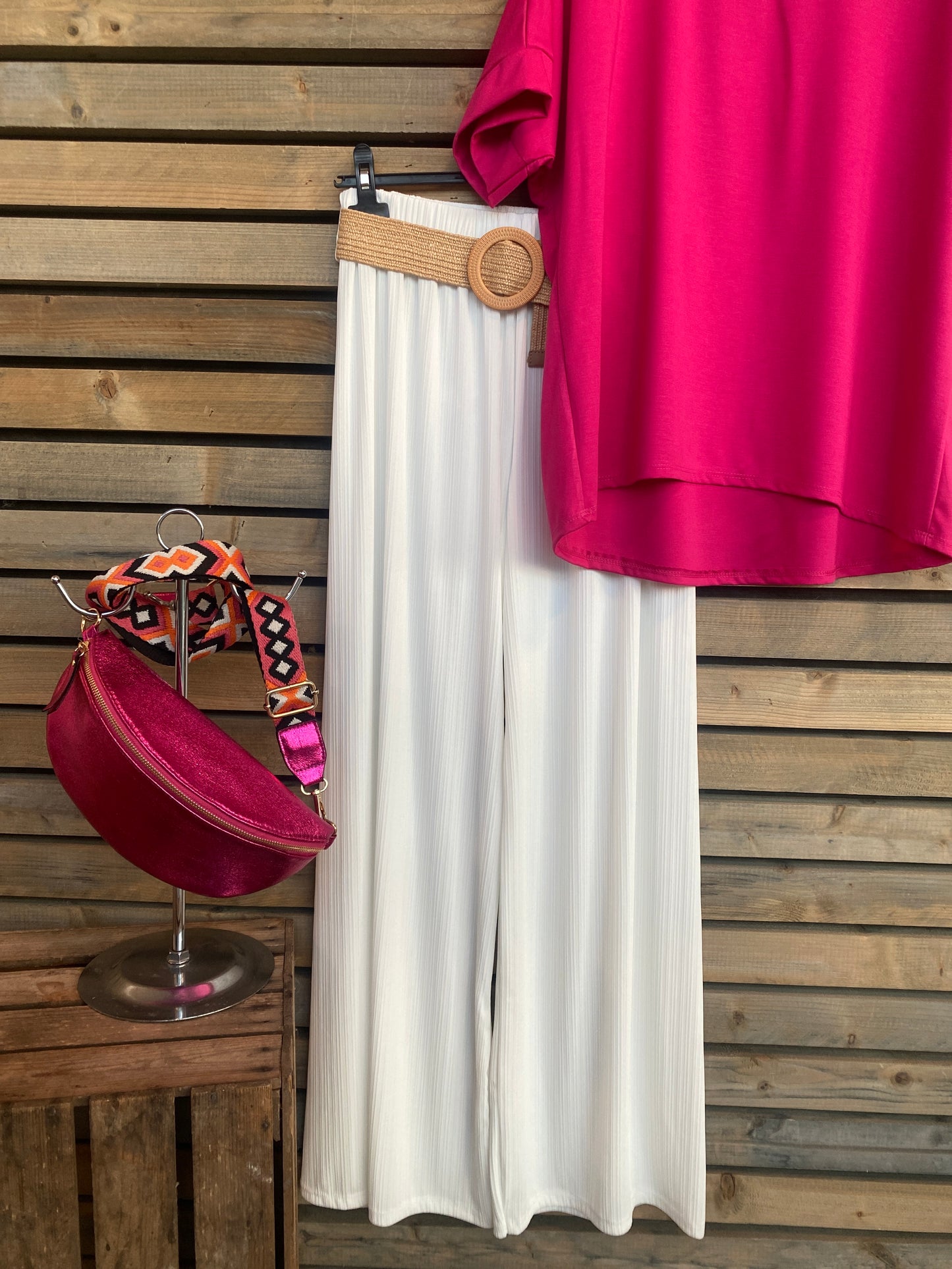 Sac banane Esmeralda Fuschia