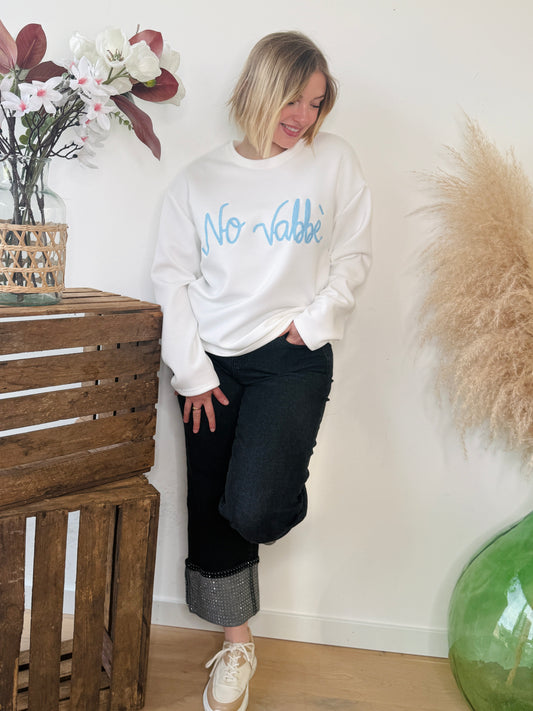Sweat No Vabbé blanc