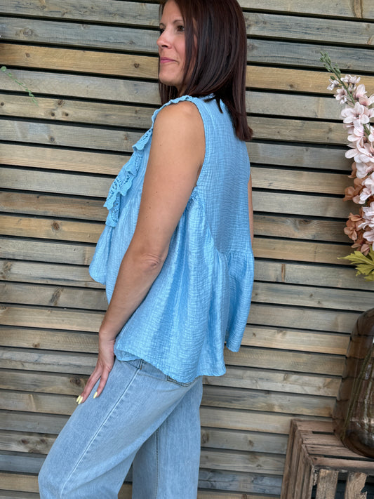 Blouse Lazare bleu