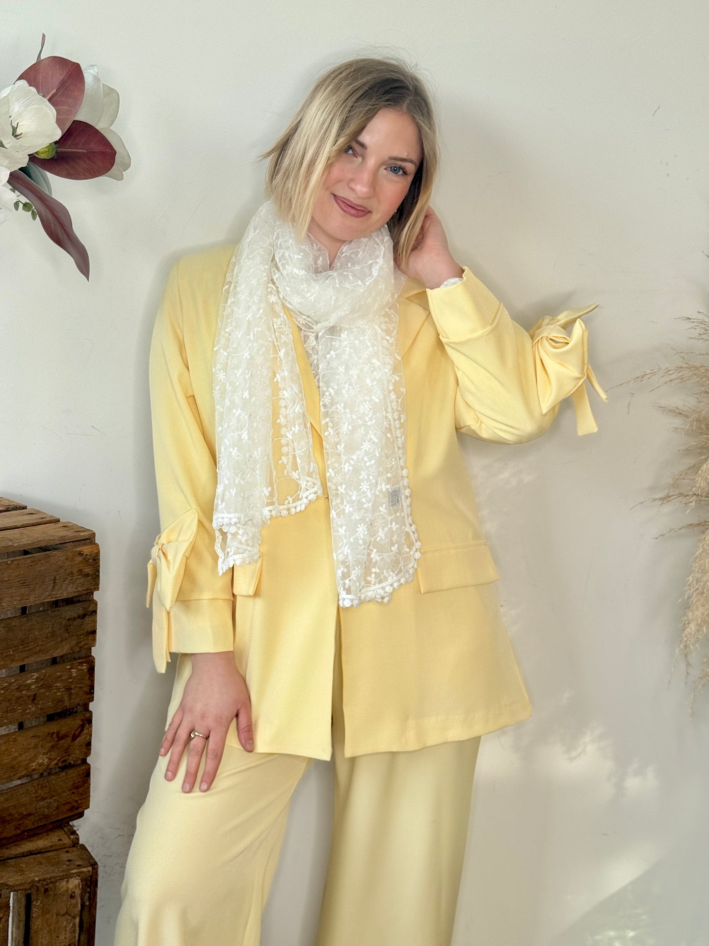 Foulard Sophia blanc