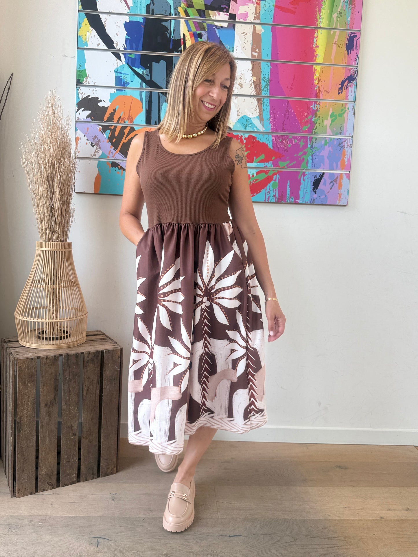 Robe Sinner marron
