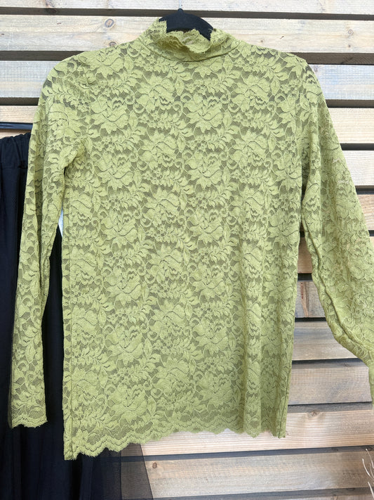 Sous-pull Adèle vert olive