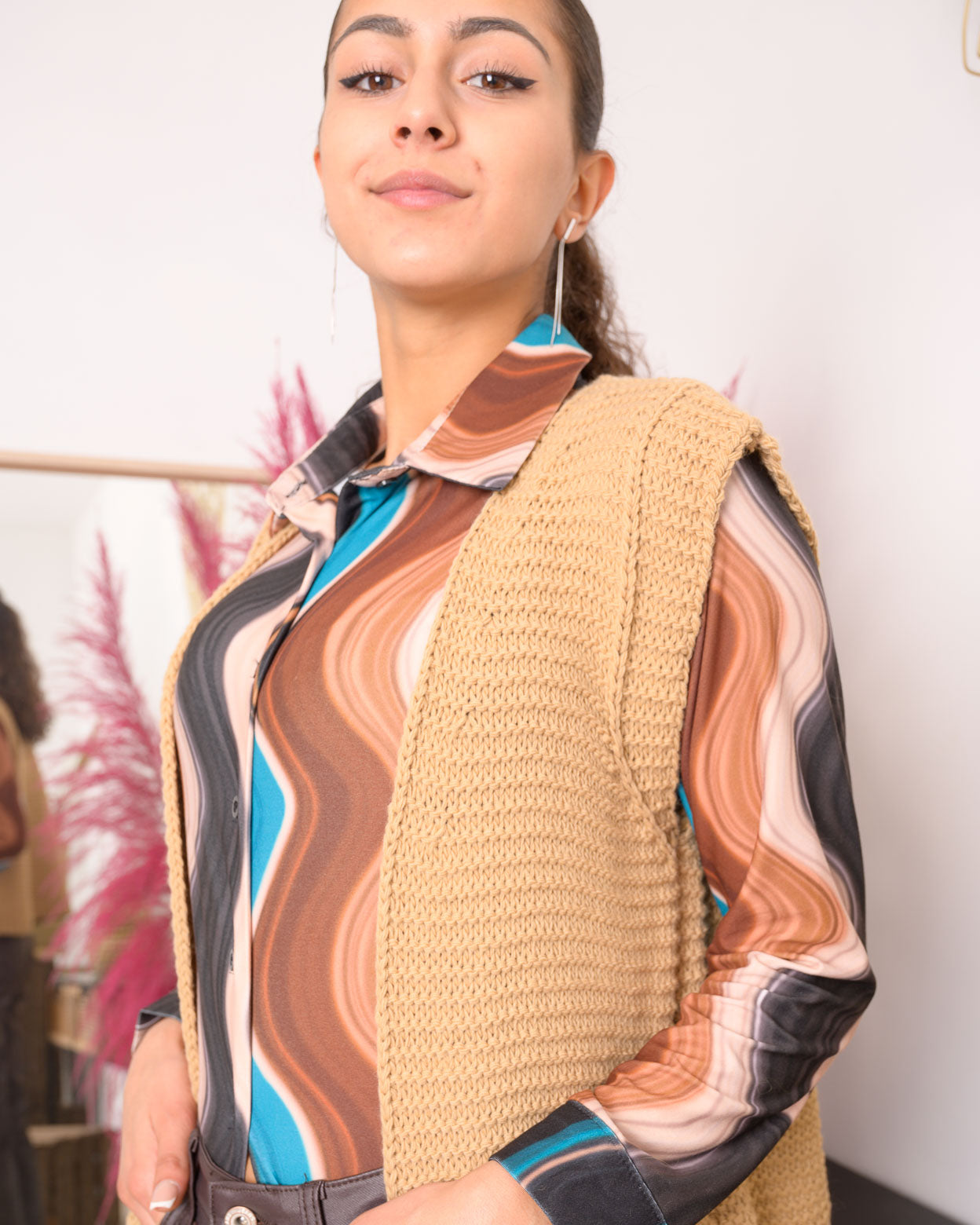 Gilet Maxence camel