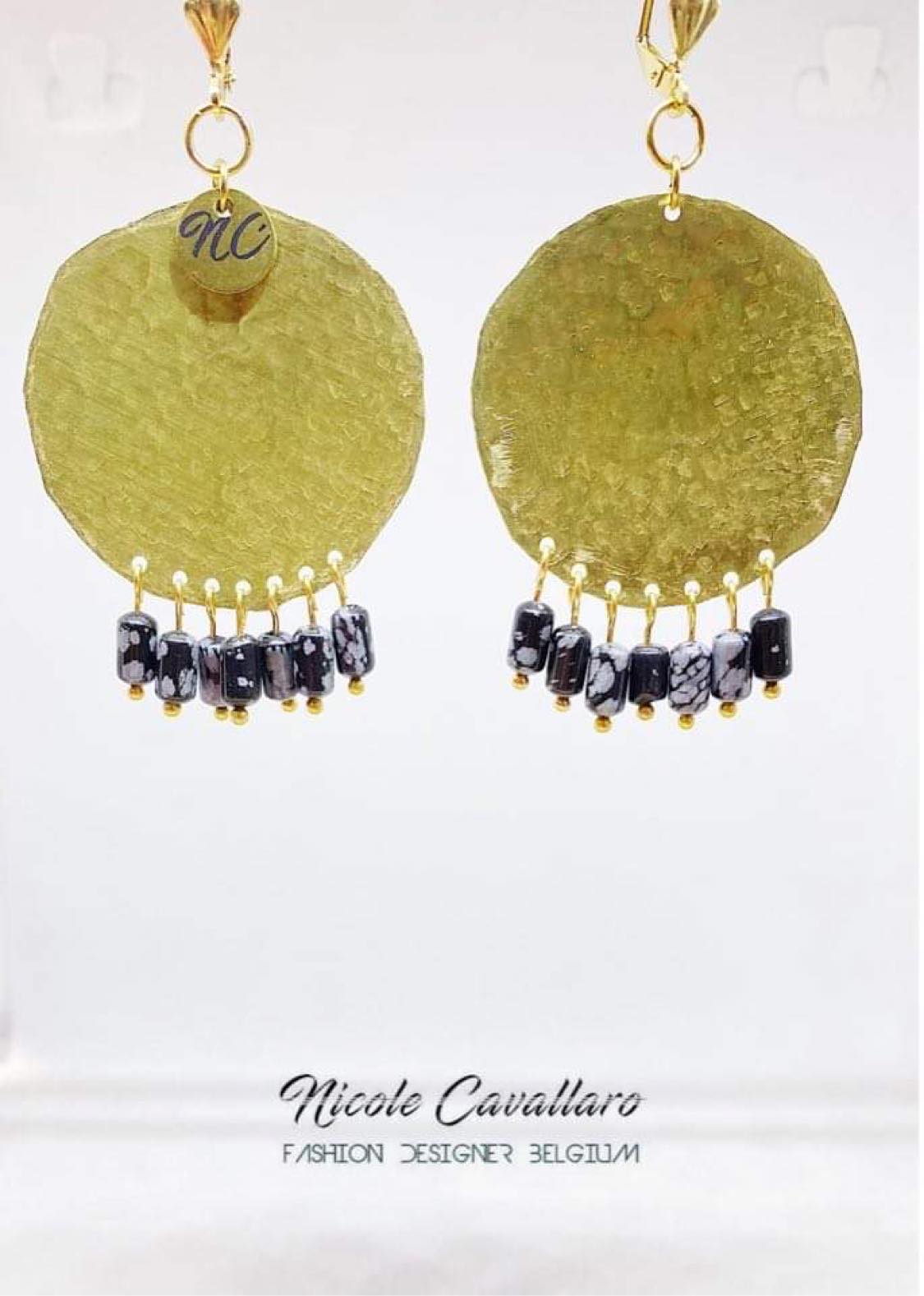 Boucle oreille Arès Nicole Cavallaro n°93