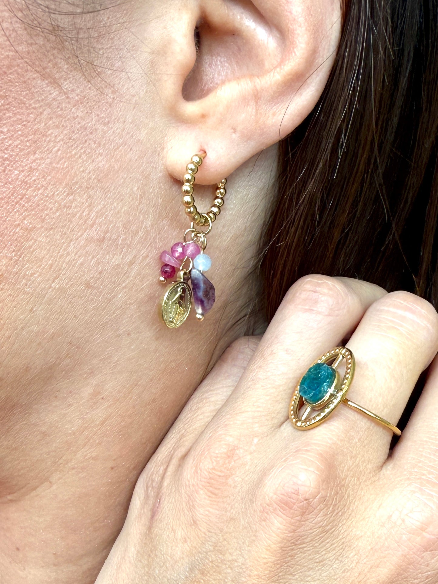 Bague Aventurine Nicole Cavallaro