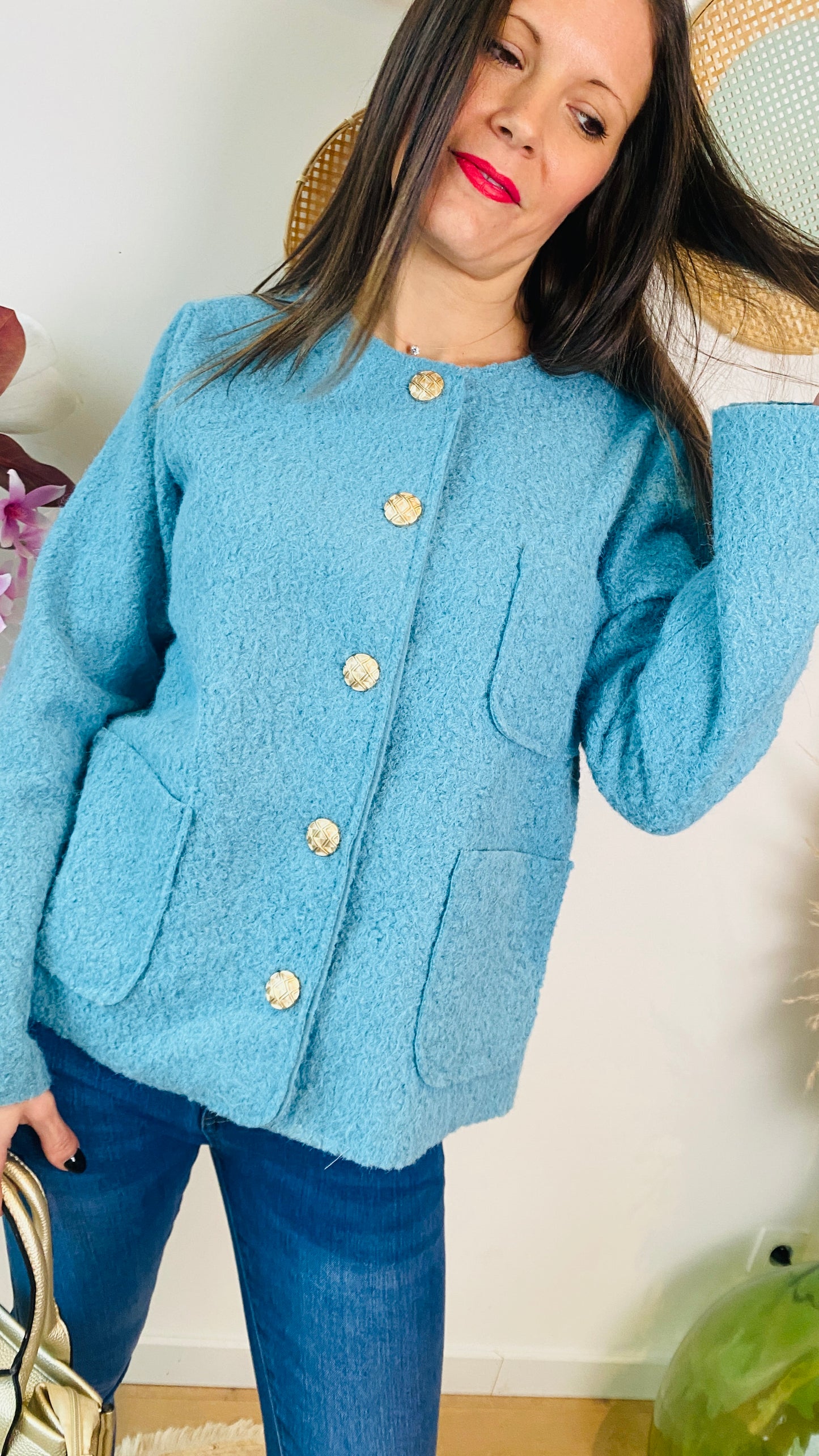 Veste Elena bleu jeans