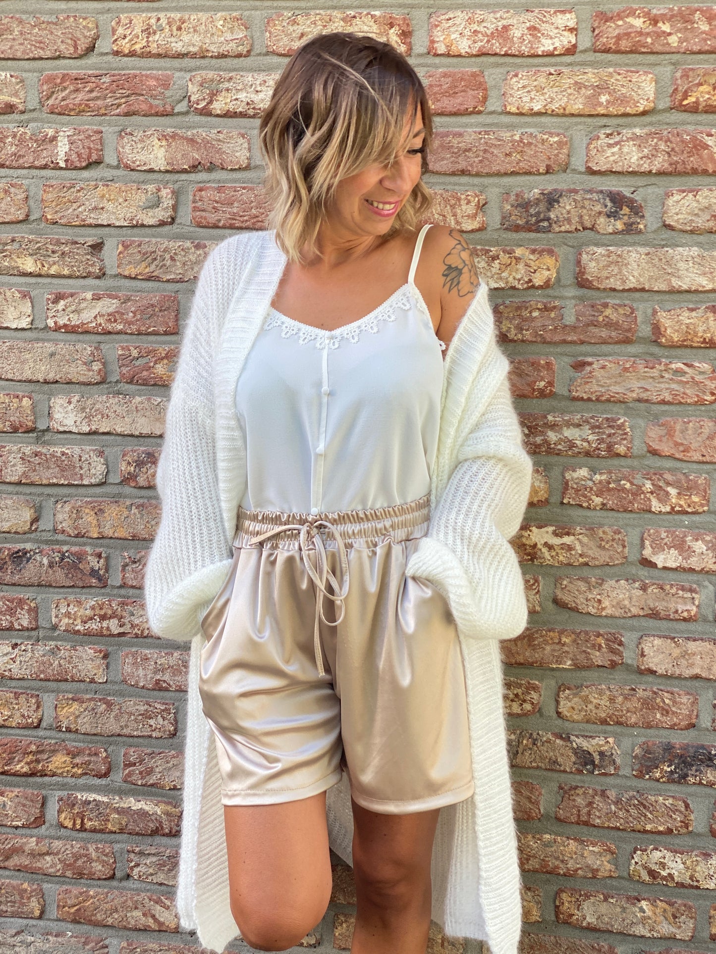 Gilet Madison écru