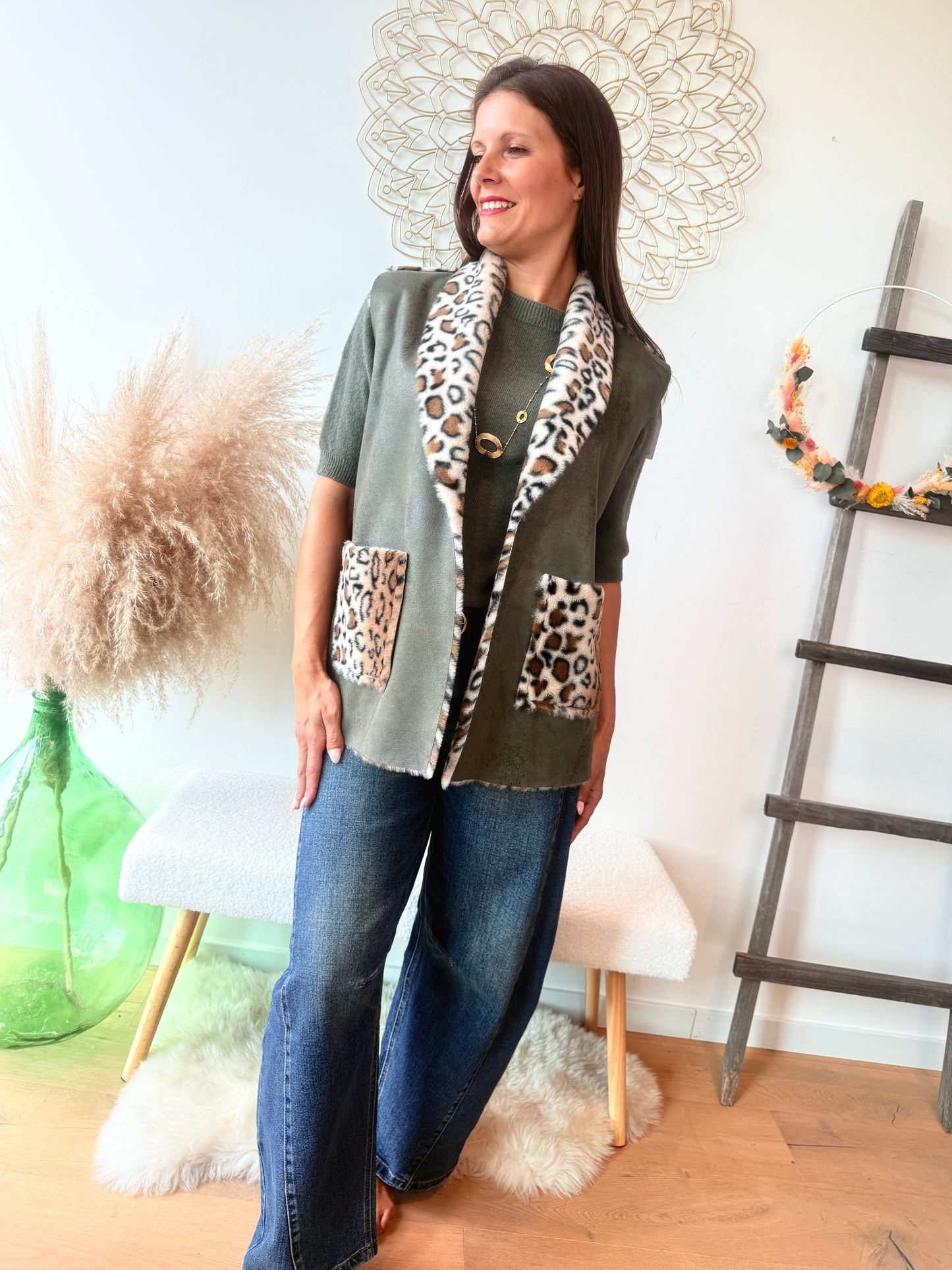 Gilet Selva kaki