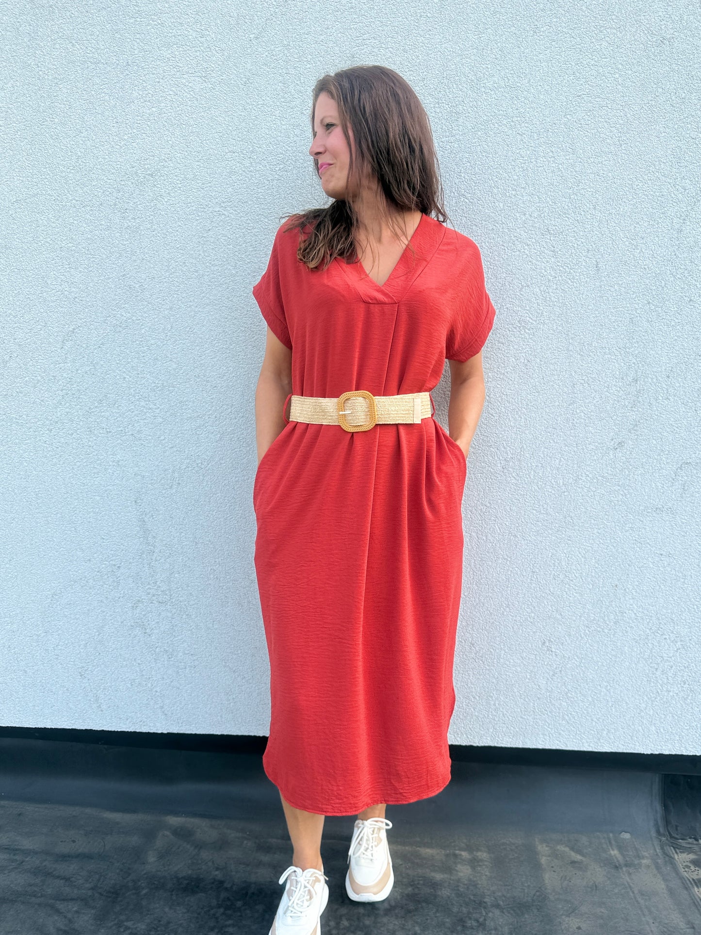 Robe longue Sohane Terracota