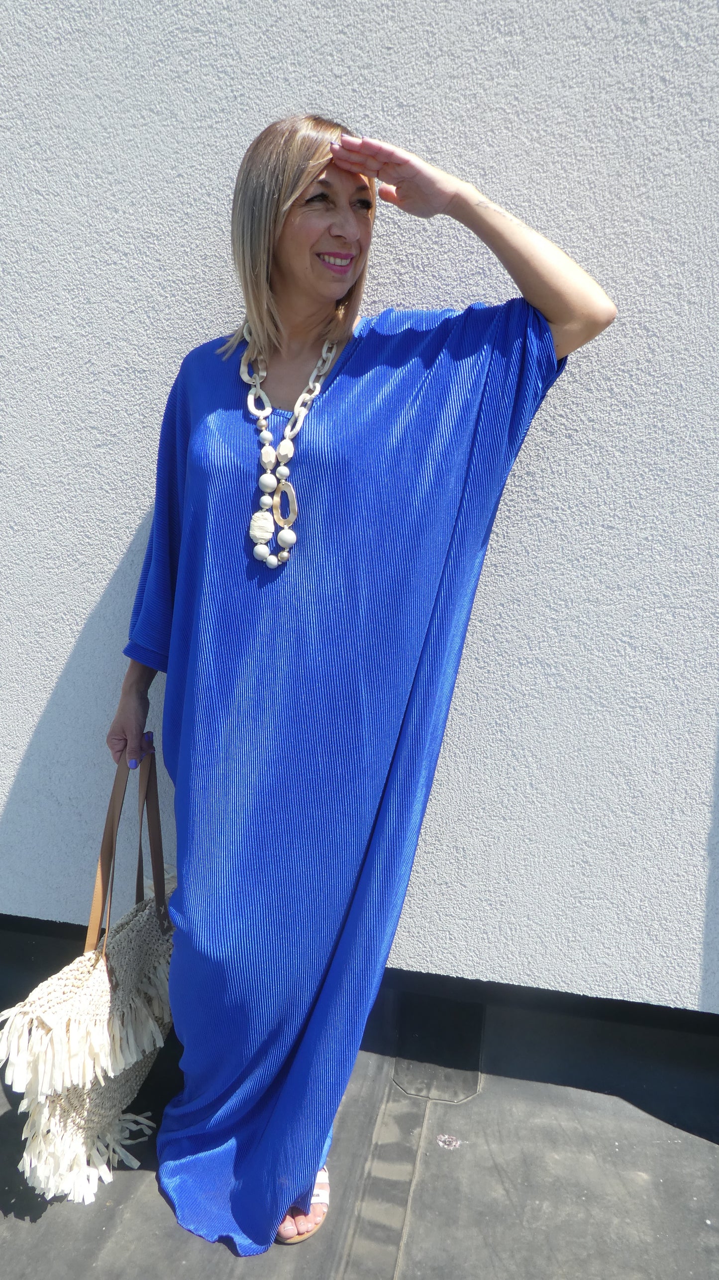 Robe Leslie BLEU BIC