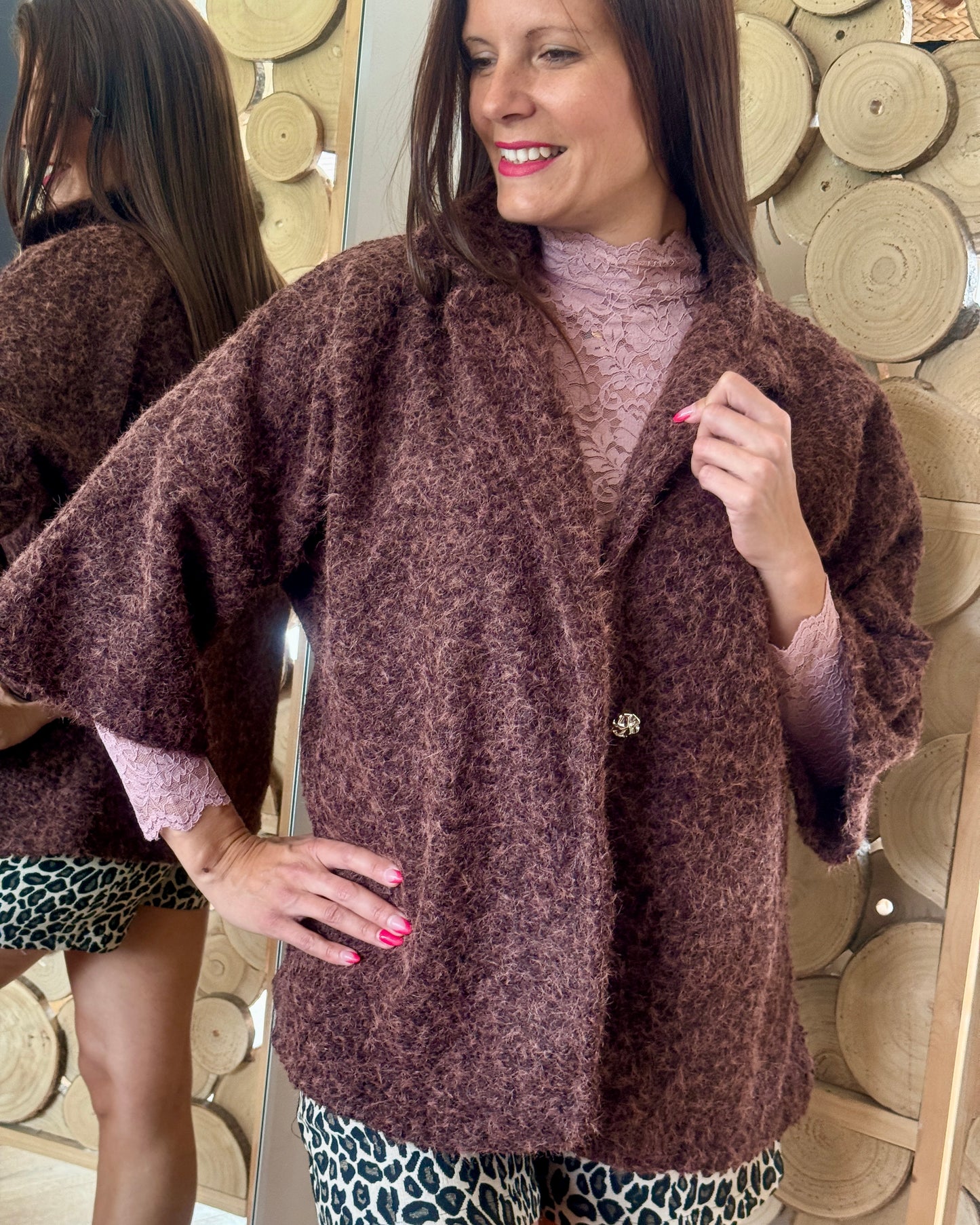 Veste Maria chocolat