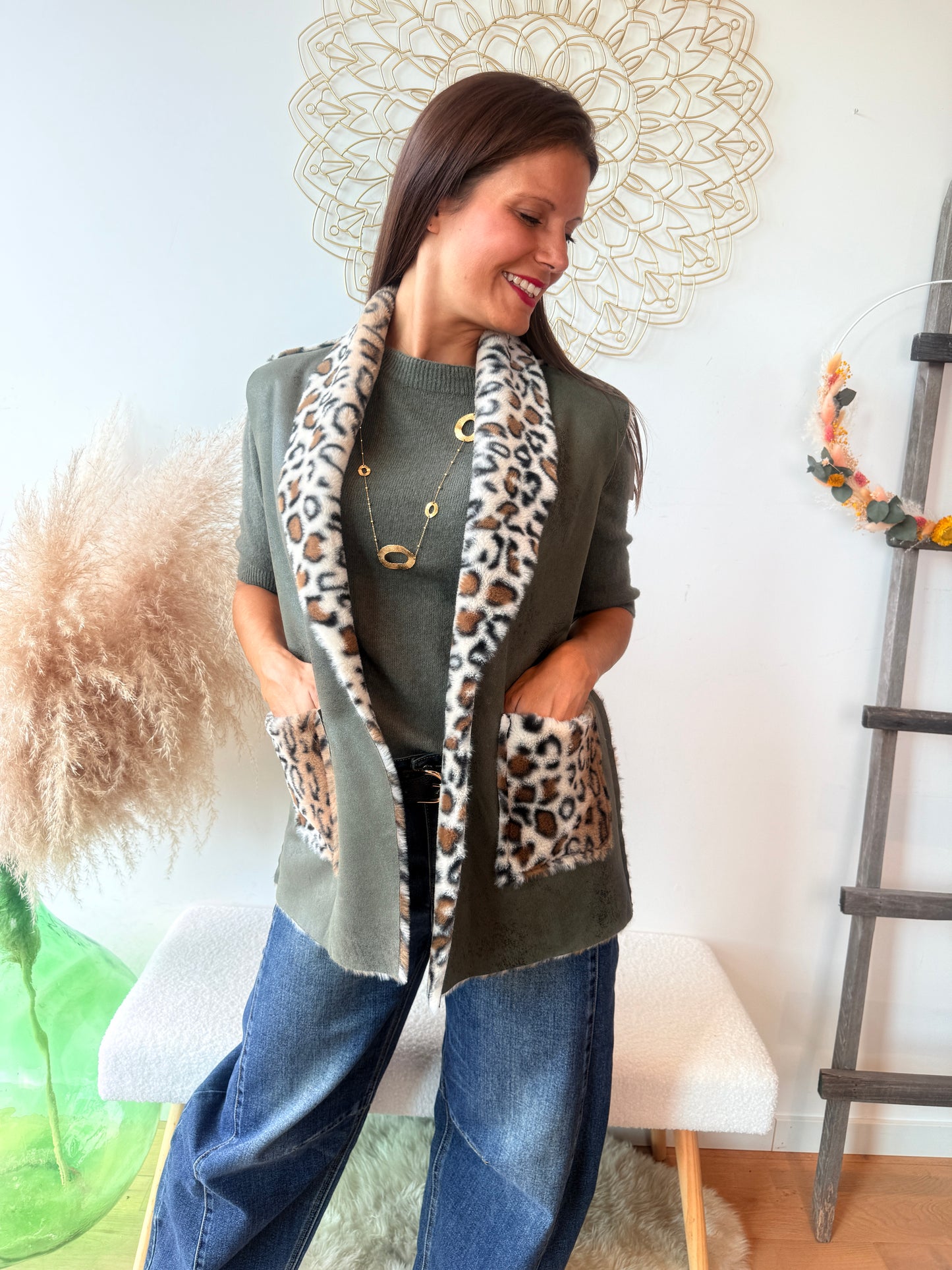 Gilet Selva kaki