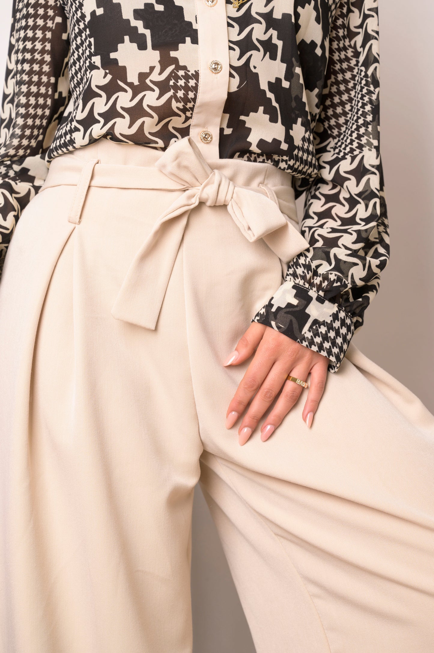 Pantalon Eliza crème