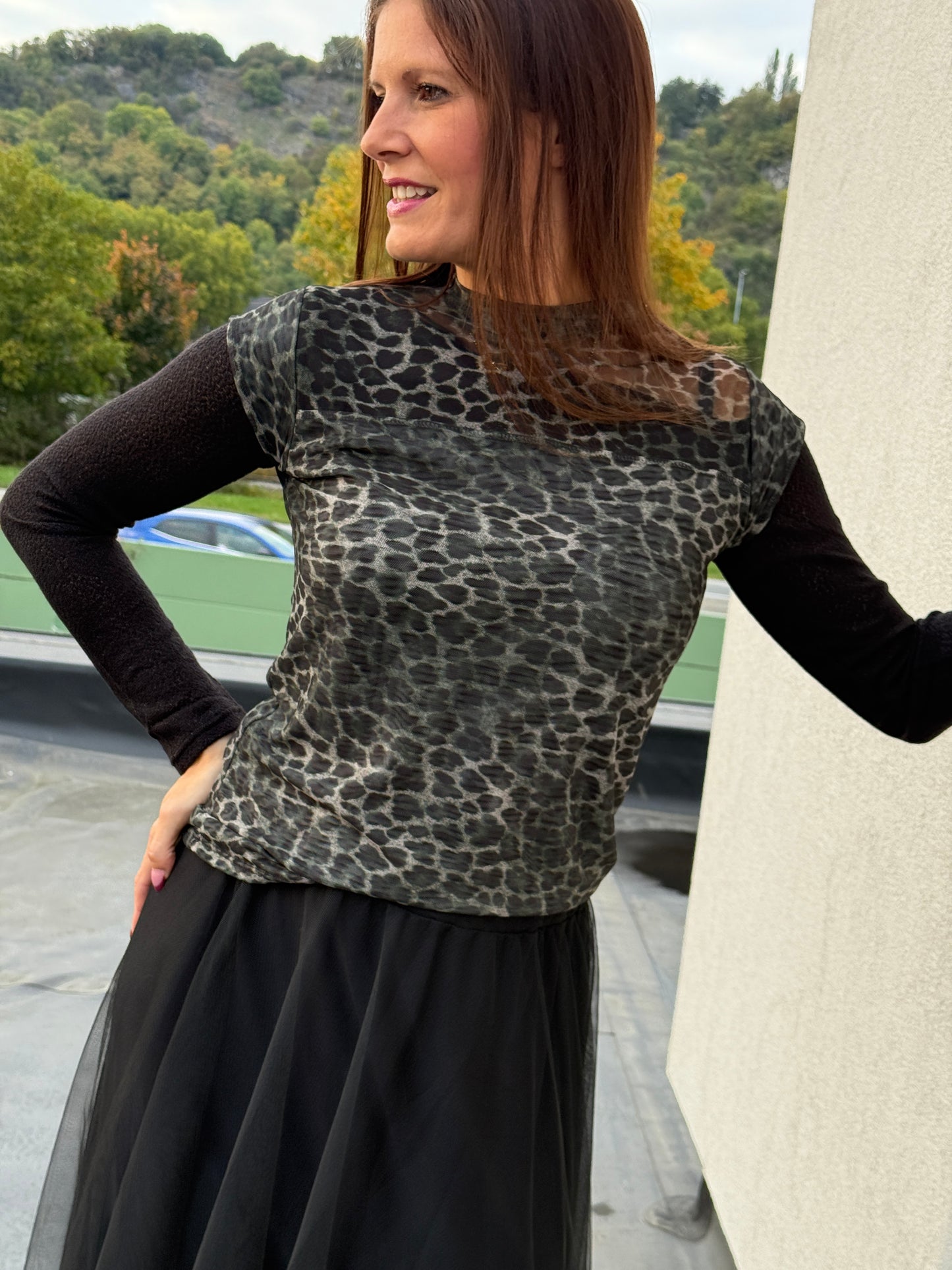 Blouse Vénus kaki