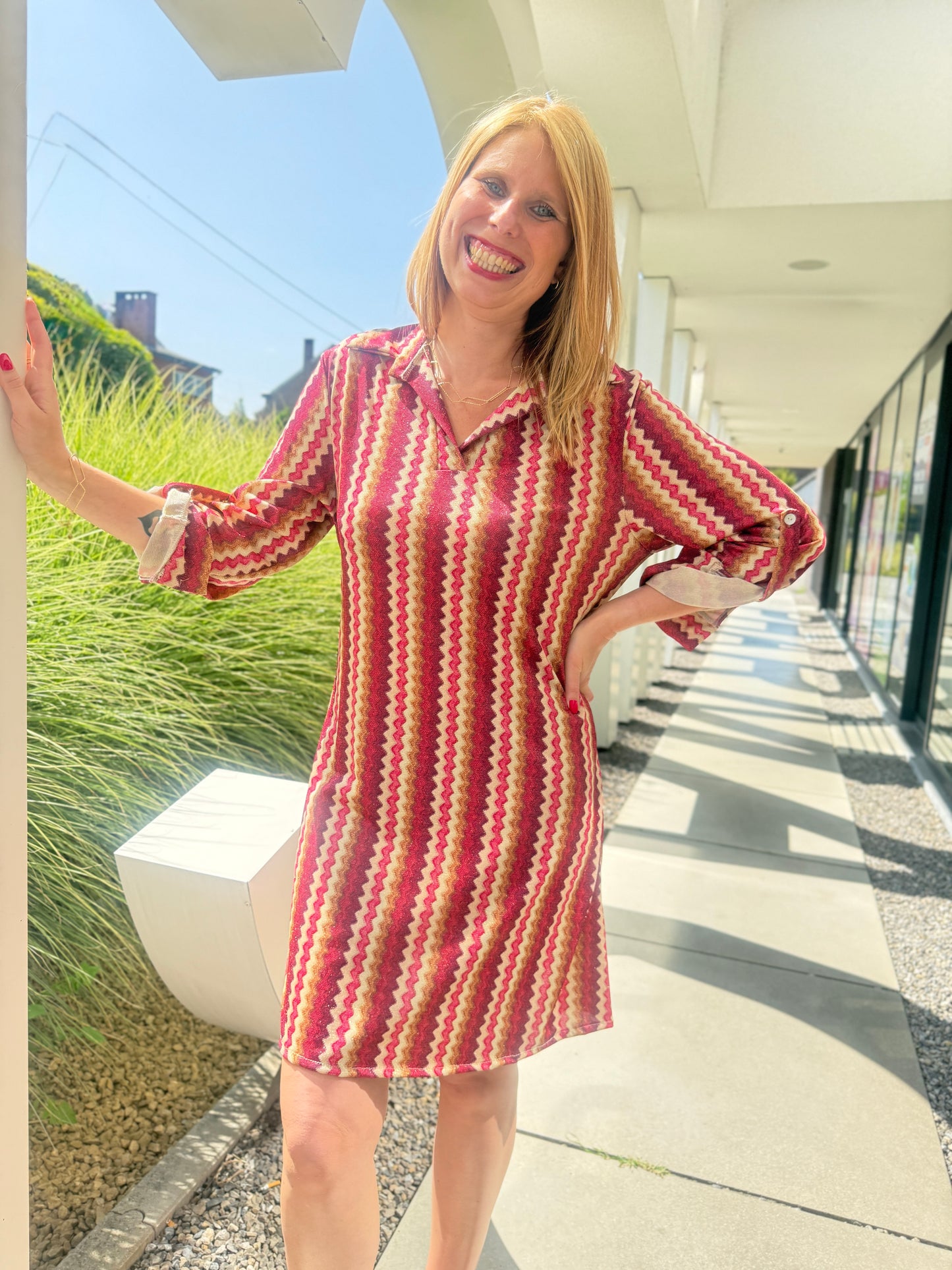 Robe Estelle fuchsia