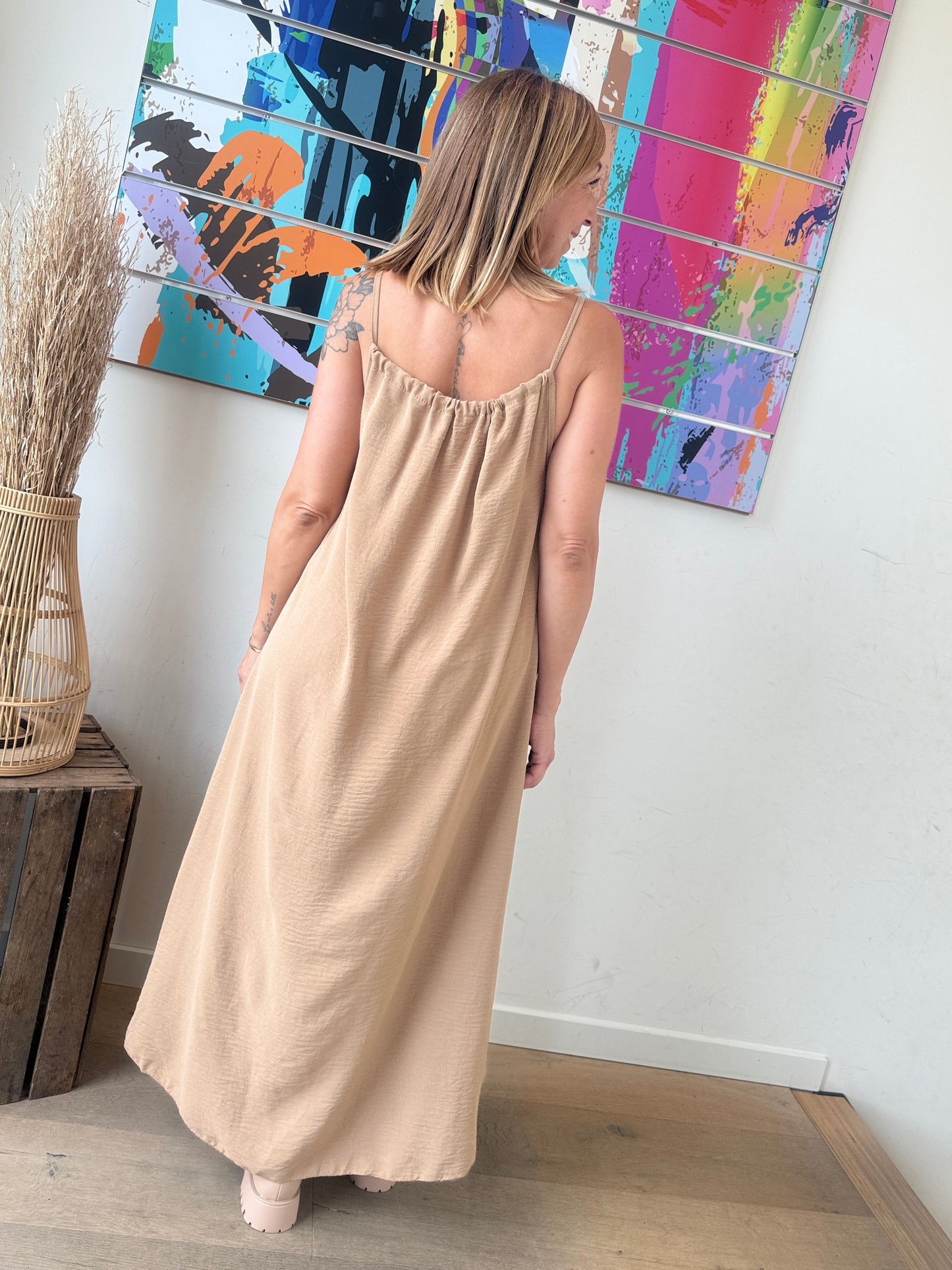 Robe Cléo camel