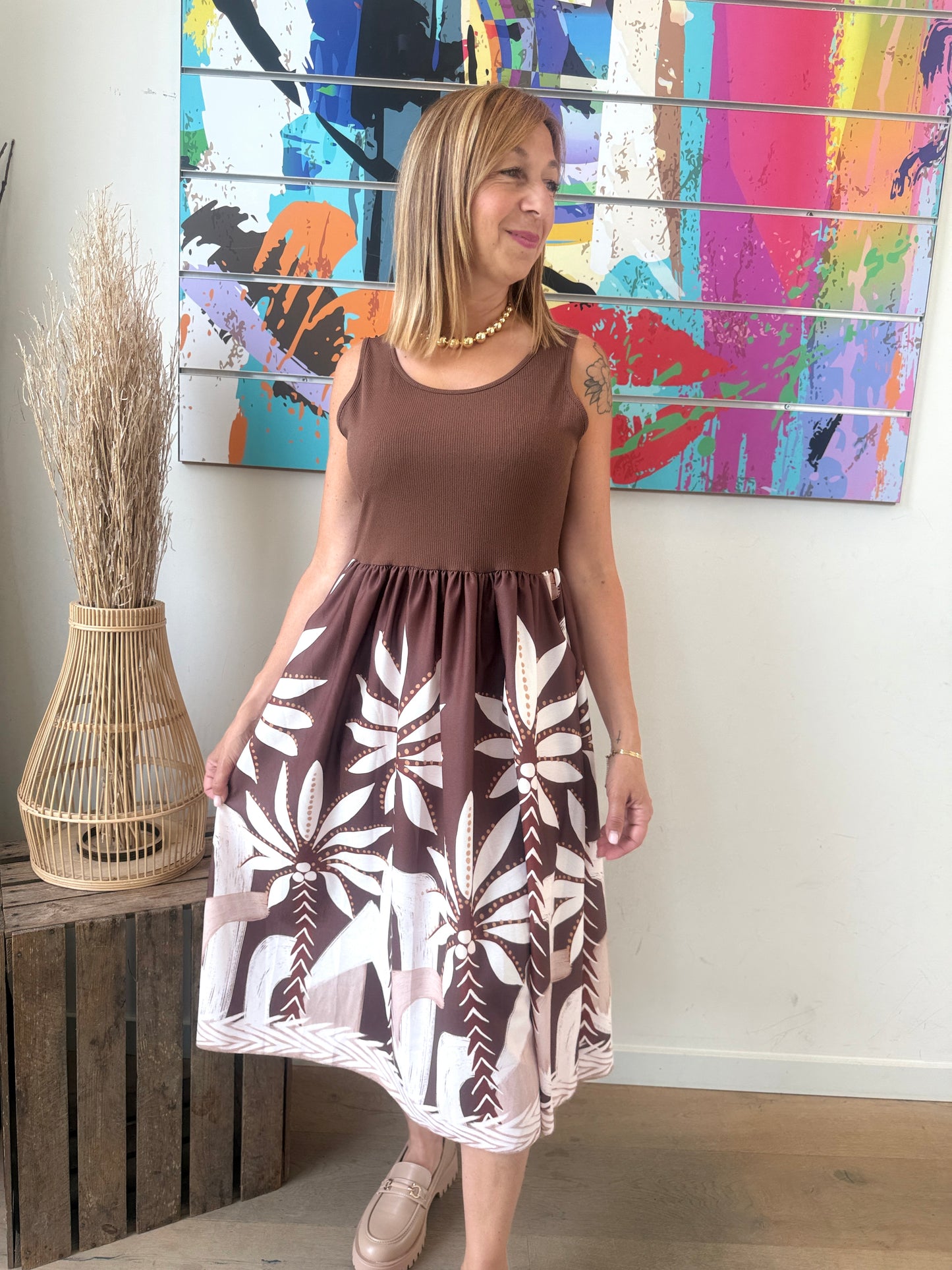 Robe Sinner marron