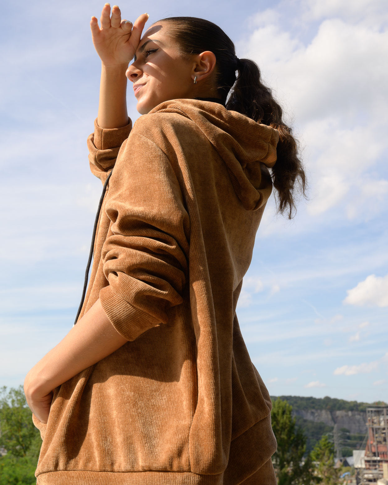 Gilet Eleanor camel