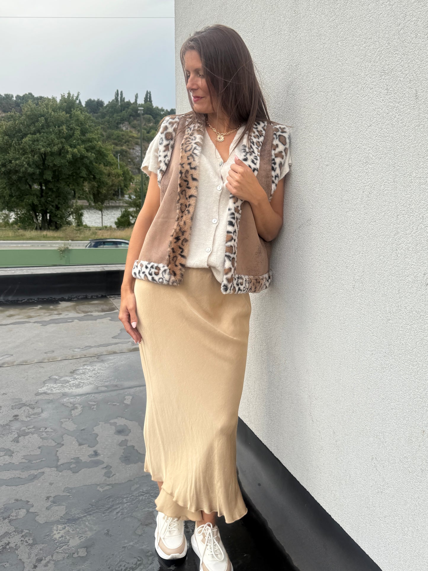 Jupe Abigaël camel clair