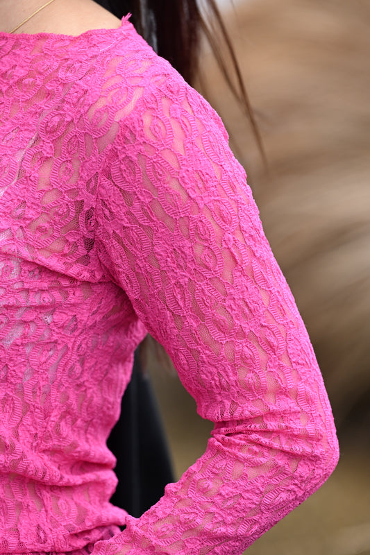 Blouse Ebony Fuschia