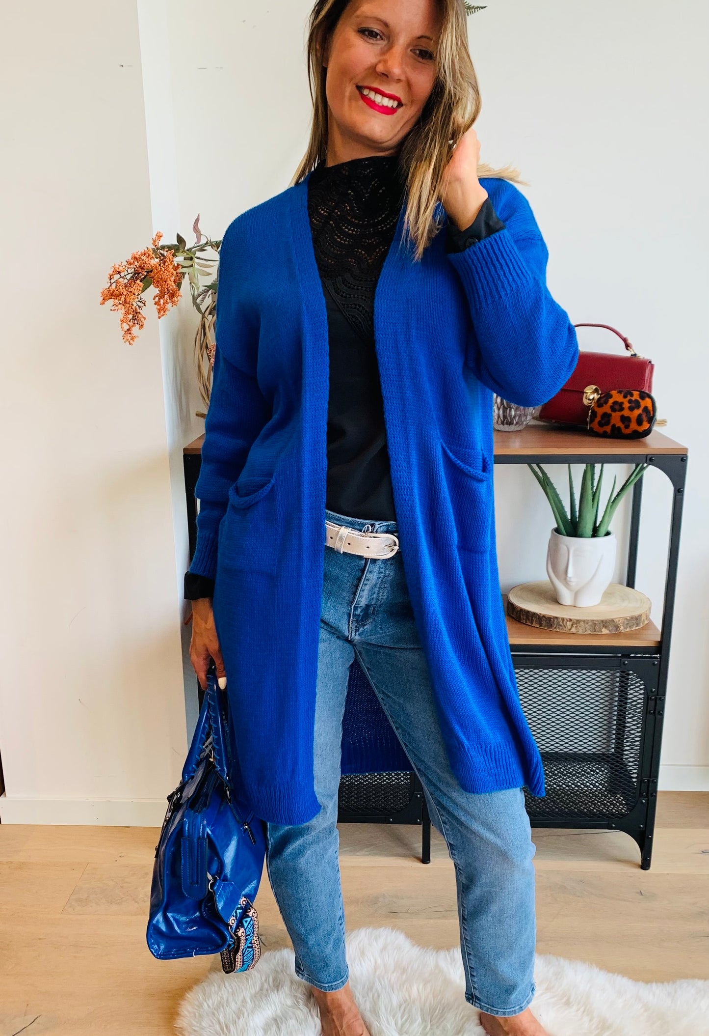 Gilet Cassiopée bleu bic