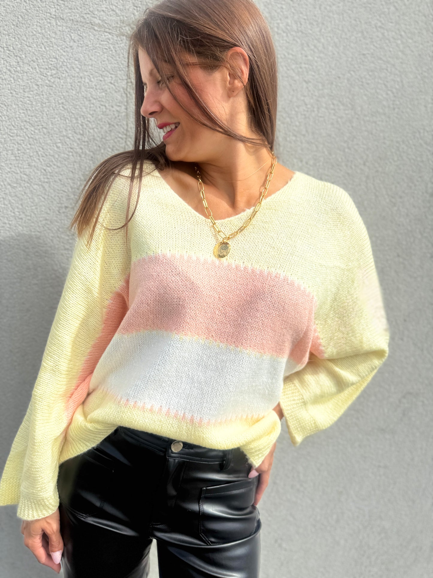 Pull Izak jaune