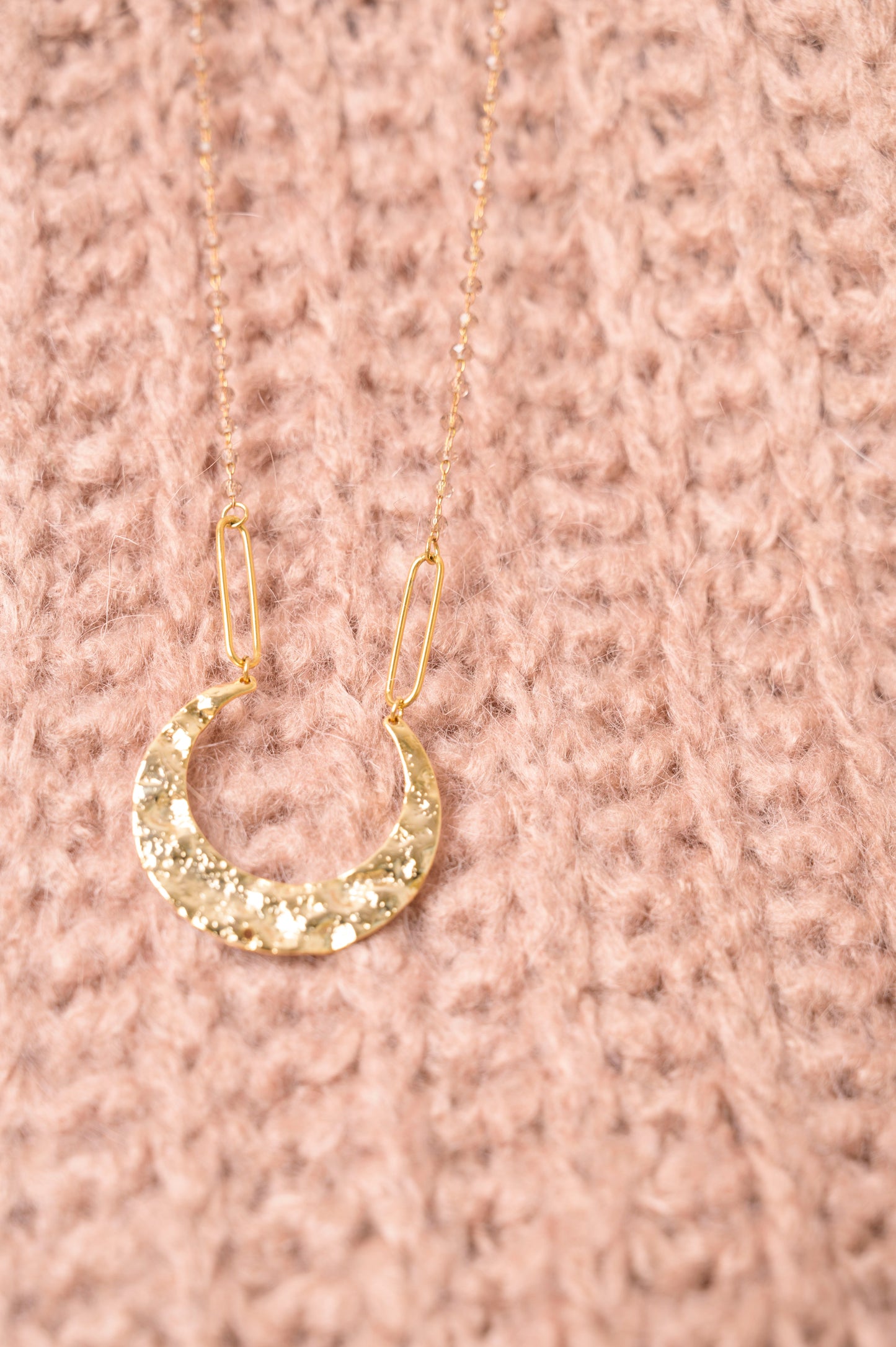 Long collier ambré Nicole Cavallaro