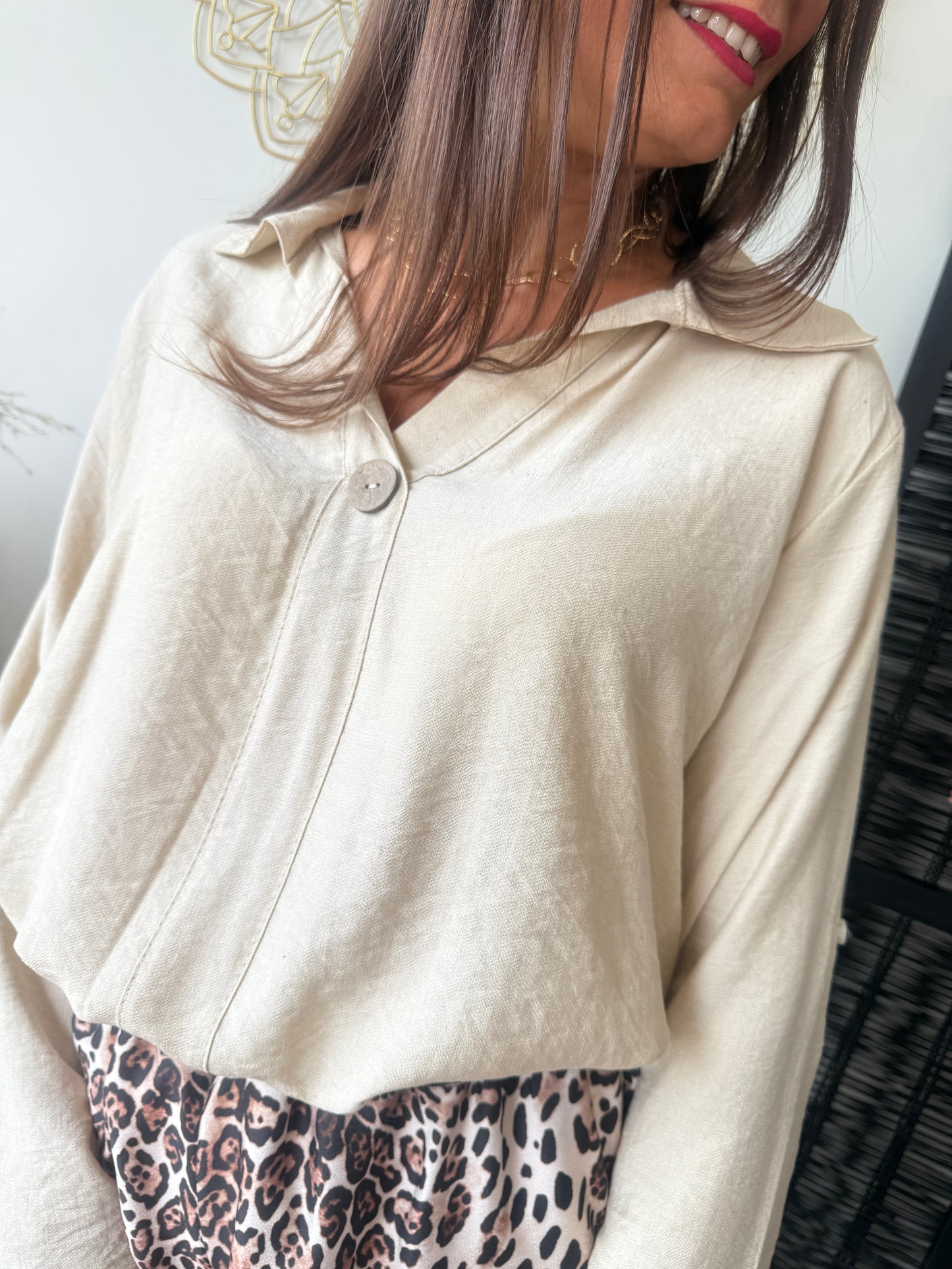 Blouse Célia beige