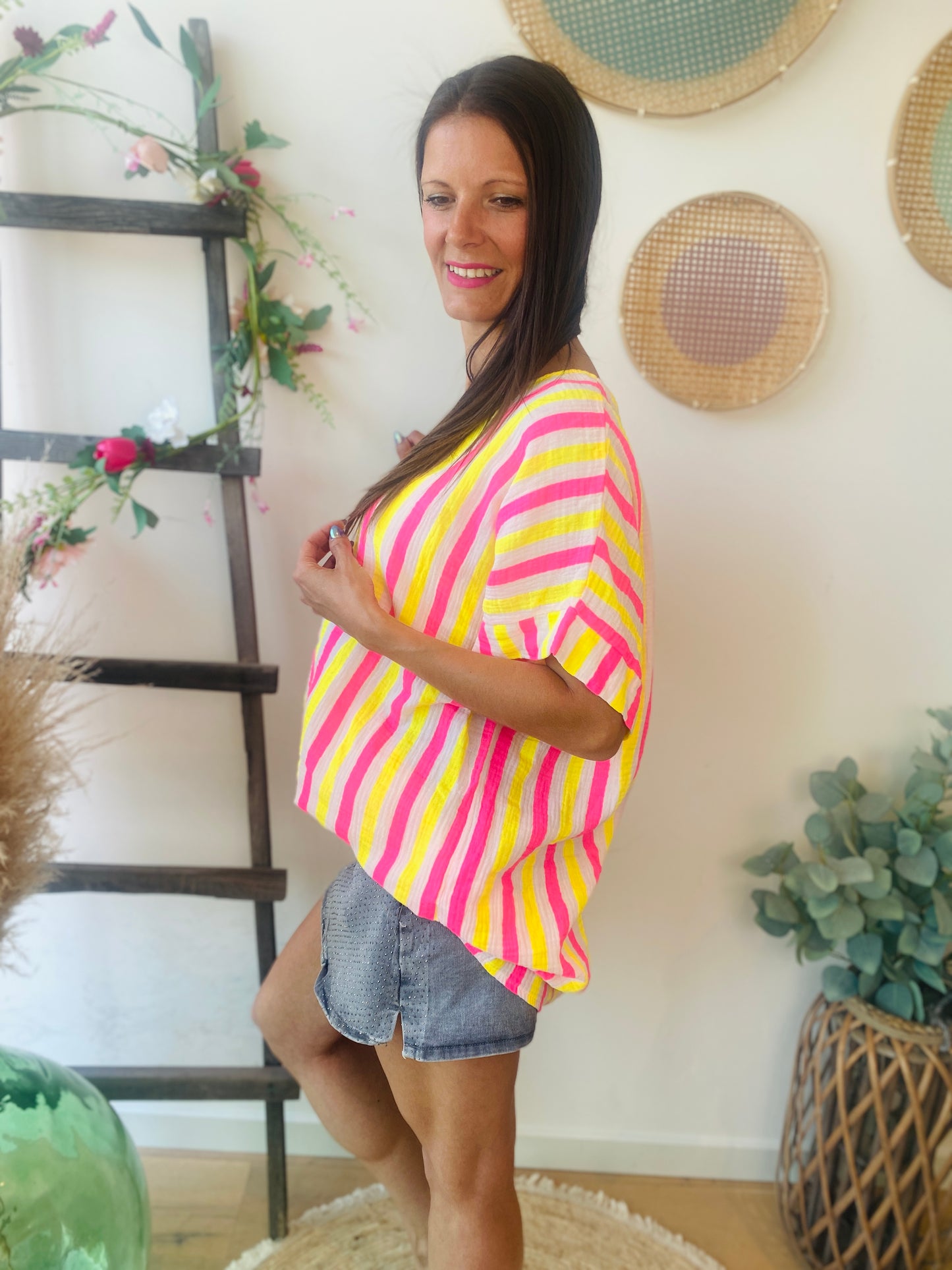 Blouse Stella fuchsia