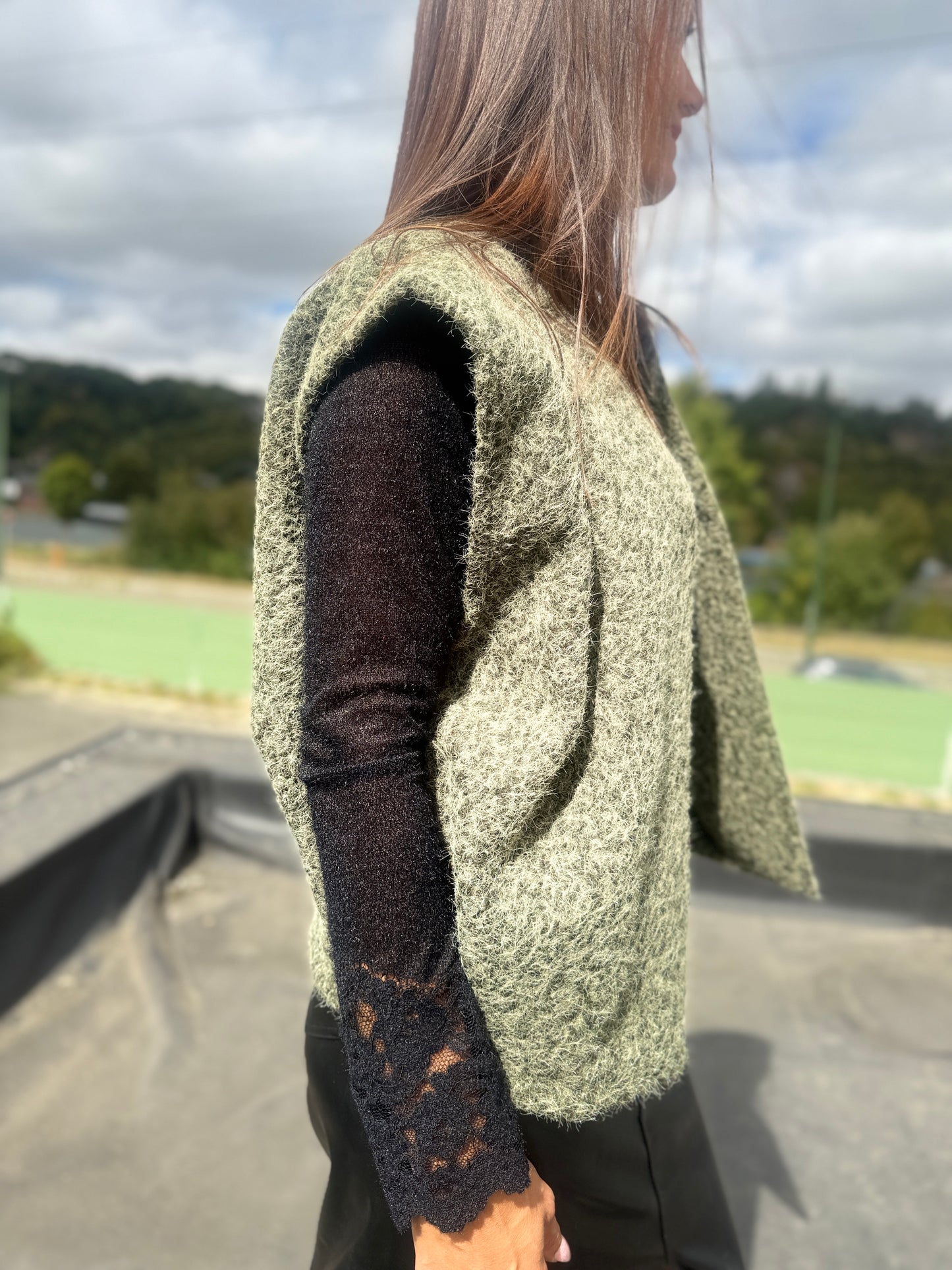 Gilet Manon kaki