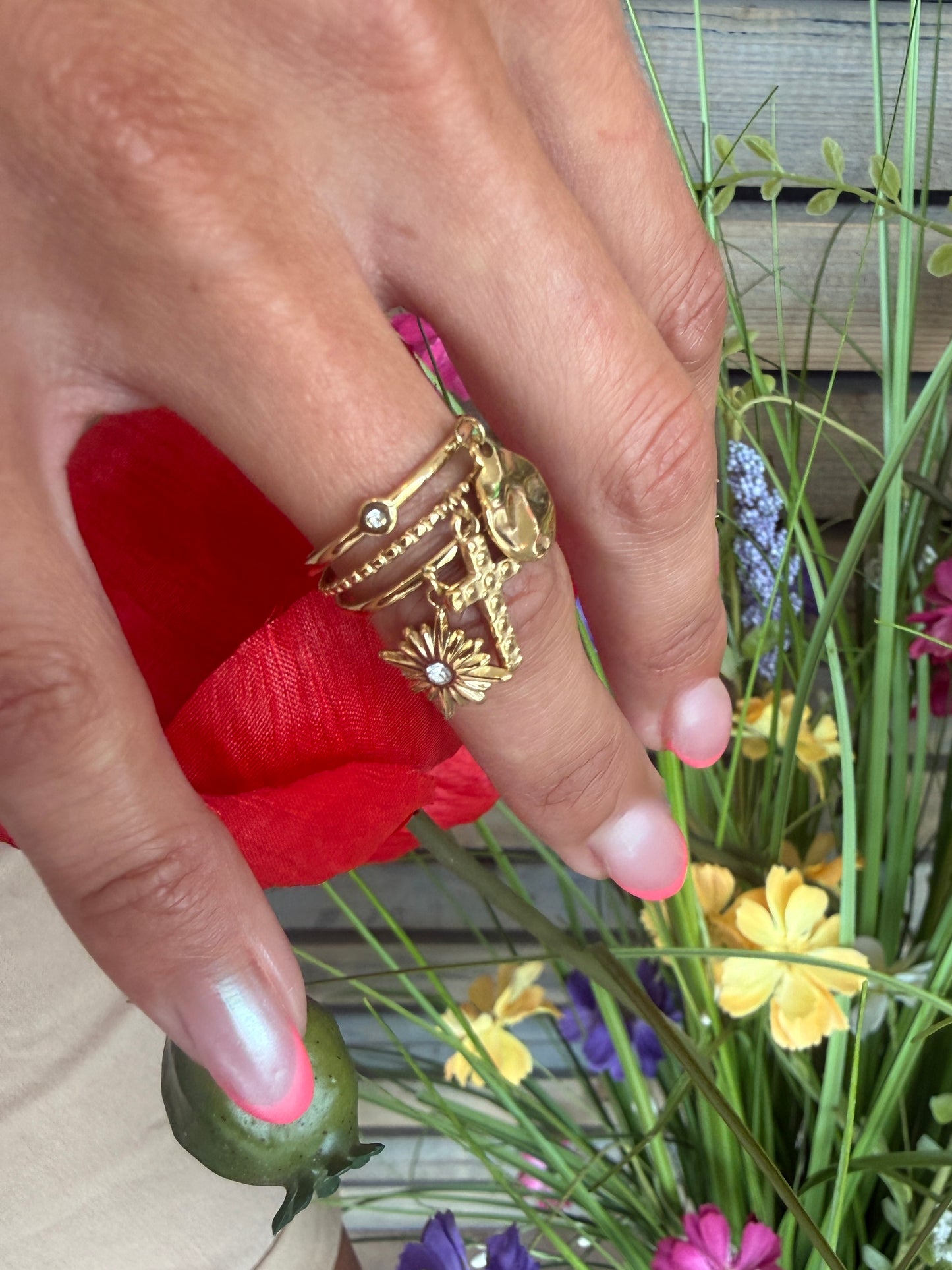 Bague Athéna doré
