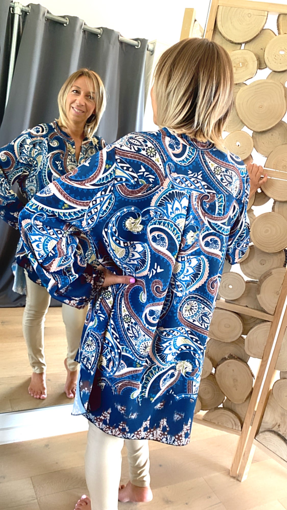 Blouse Phoebe bleu