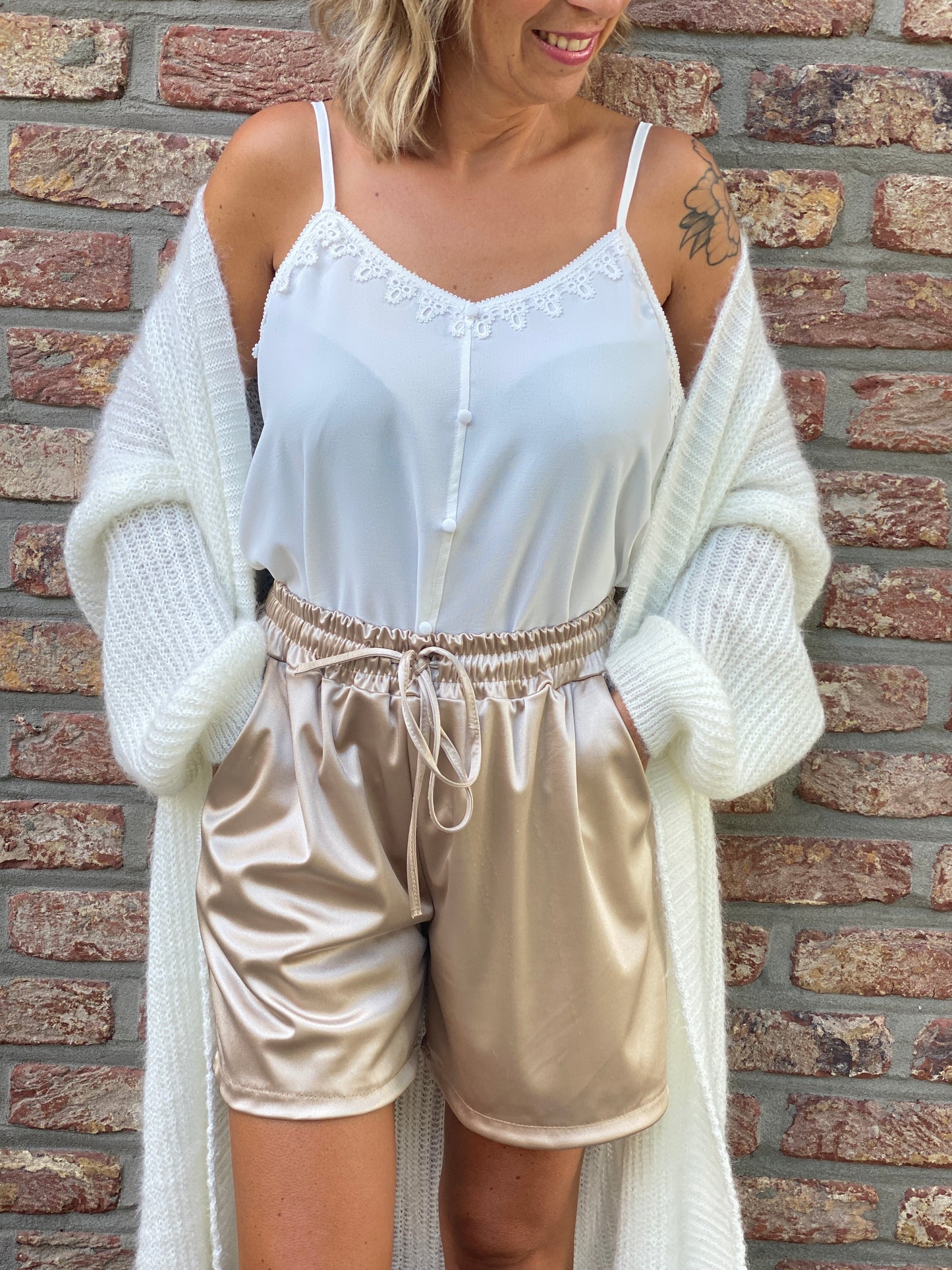 Top Inès blanc