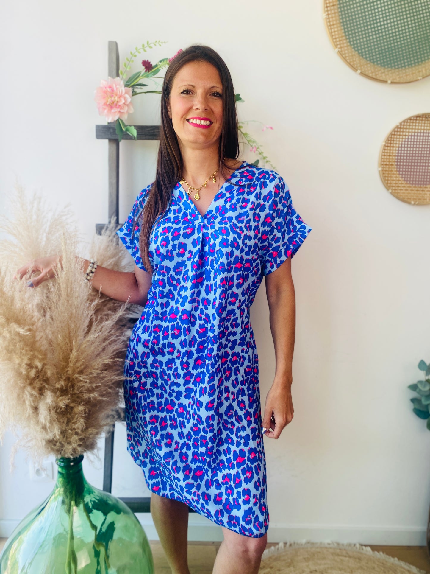 Robe Albane bleu