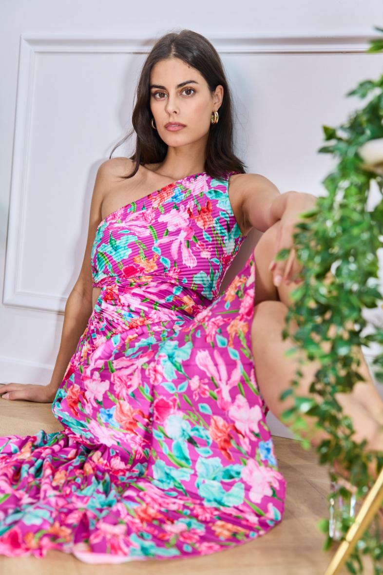 Robe Aurora fuchsia
